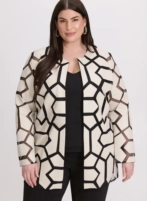 Joseph Ribkoff - Geometric Jacket made by Laura