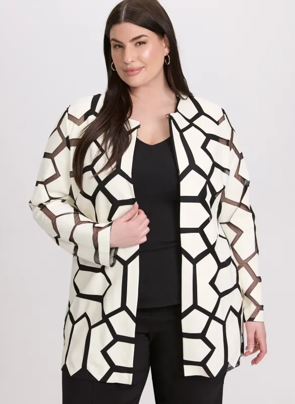Joseph Ribkoff - Geometric Jacket made by Laura