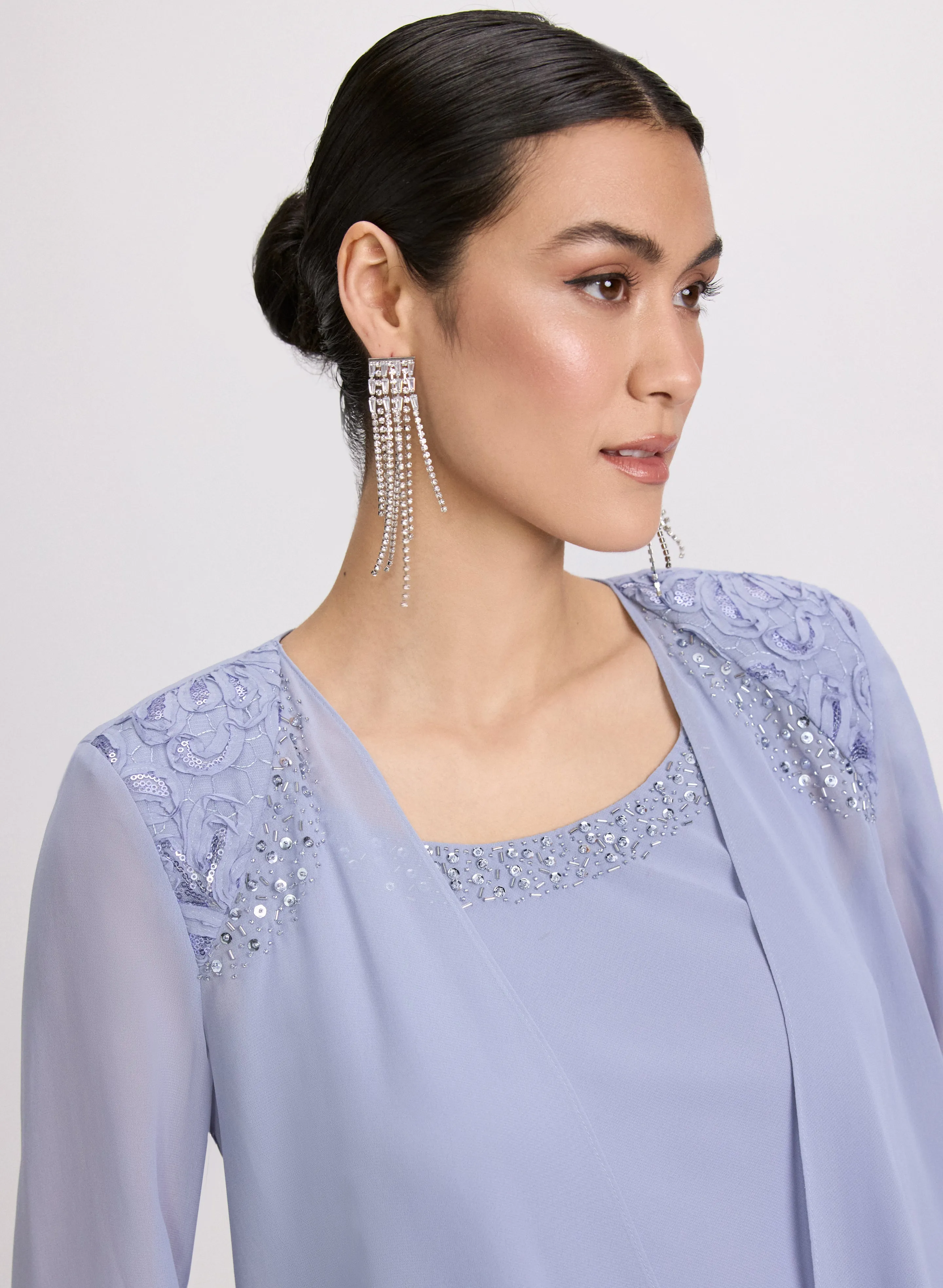 Chiffon Dress & Jacket Set sold by Laura product image thumbnail 5