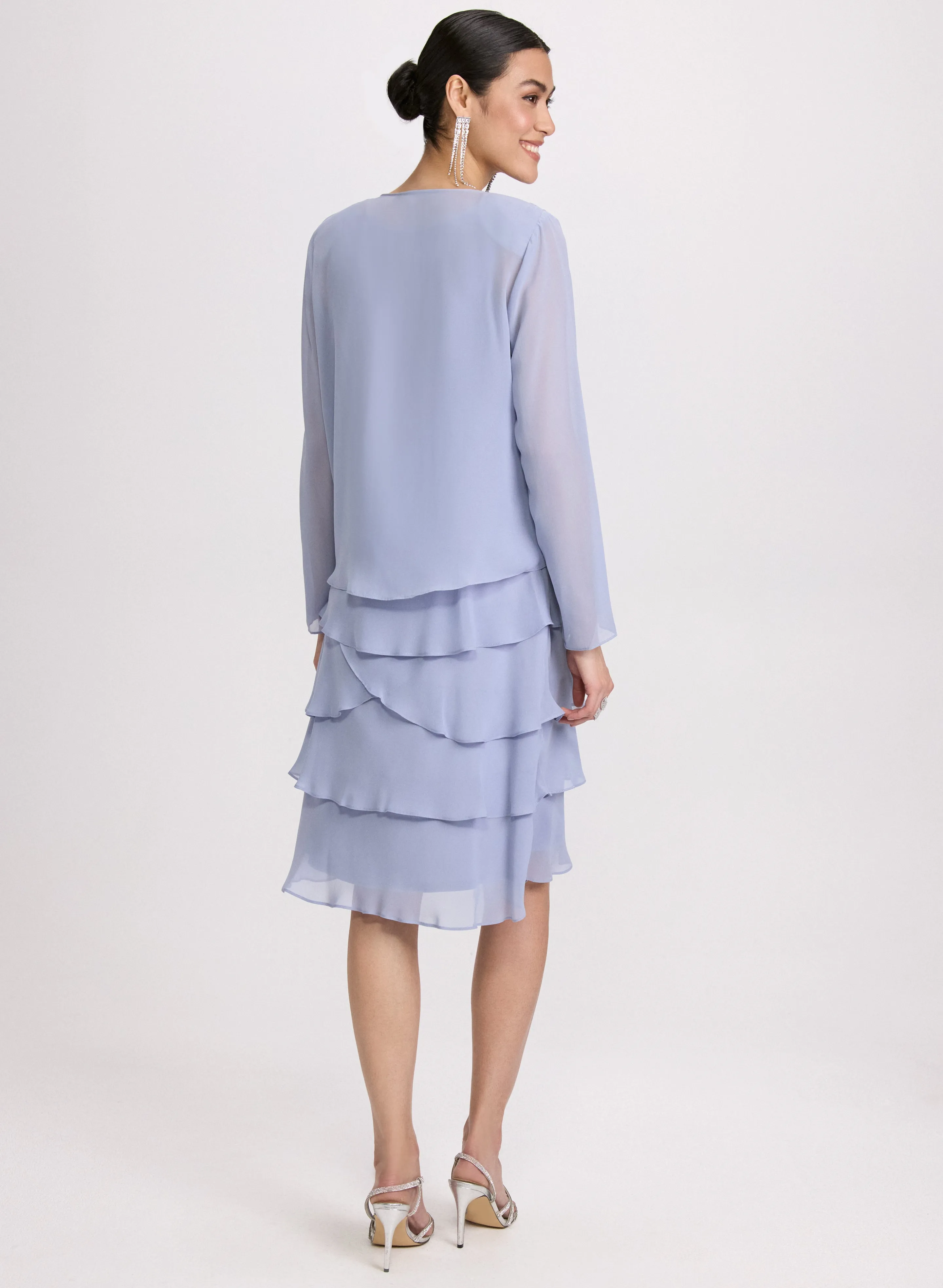 Chiffon Dress & Jacket Set sold by Laura product image thumbnail 3