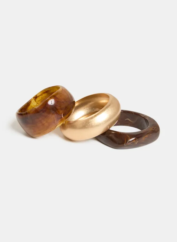 Marbled Bangle Set sold by Laura