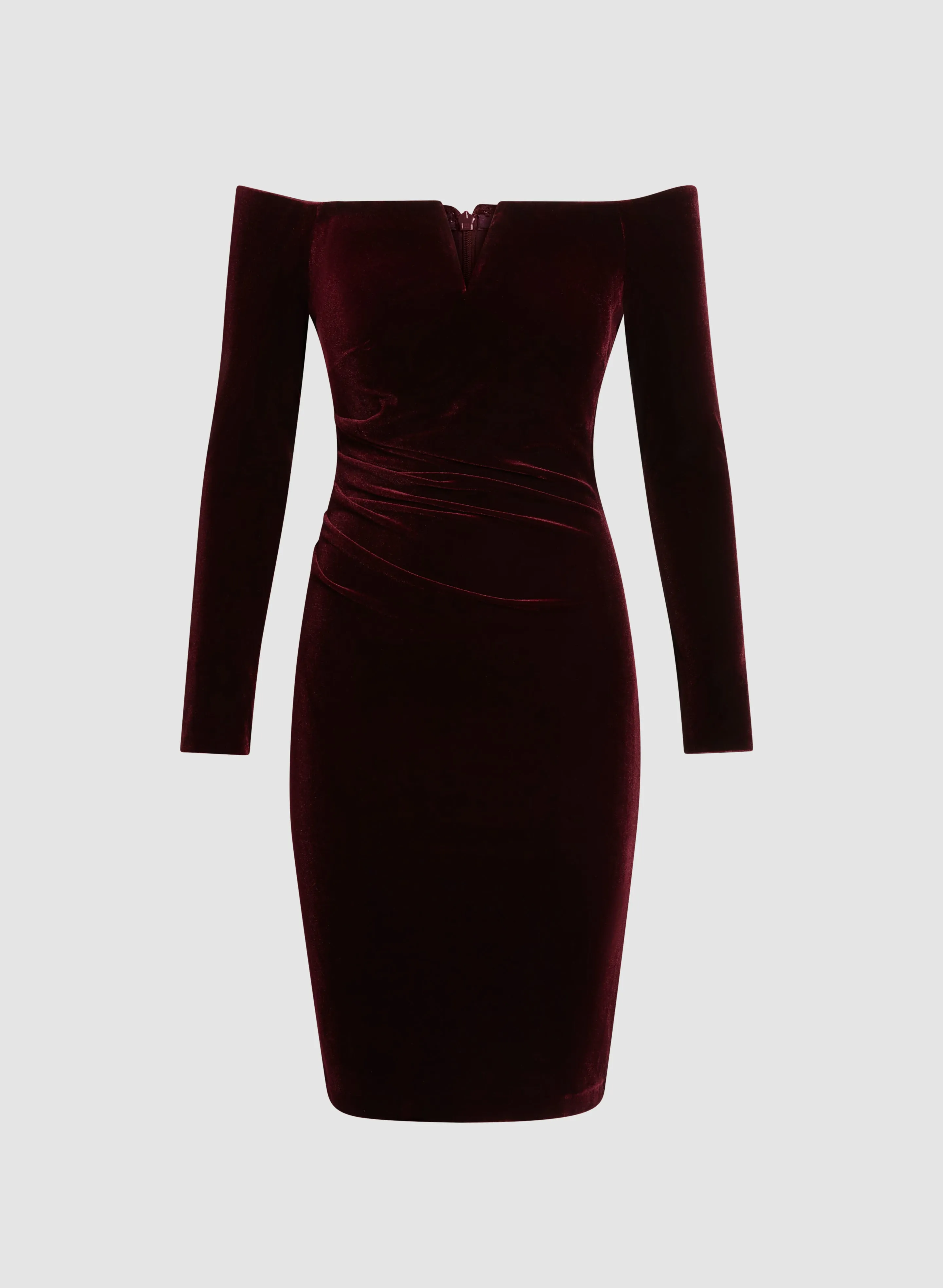 Velvet Split Neck Dress sold by Laura product image thumbnail 5