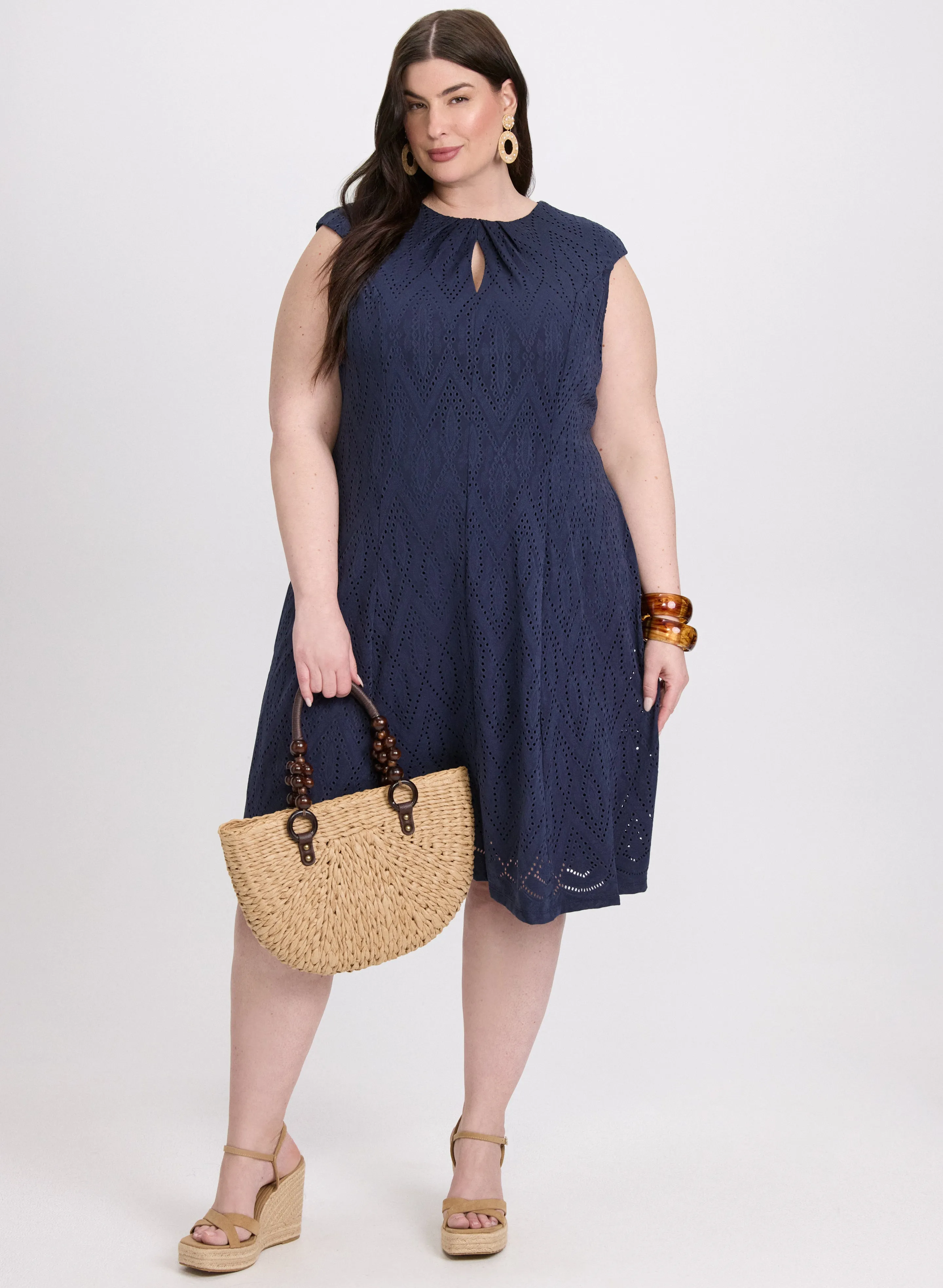 Eyelet Embroidered Dress sold by Laura