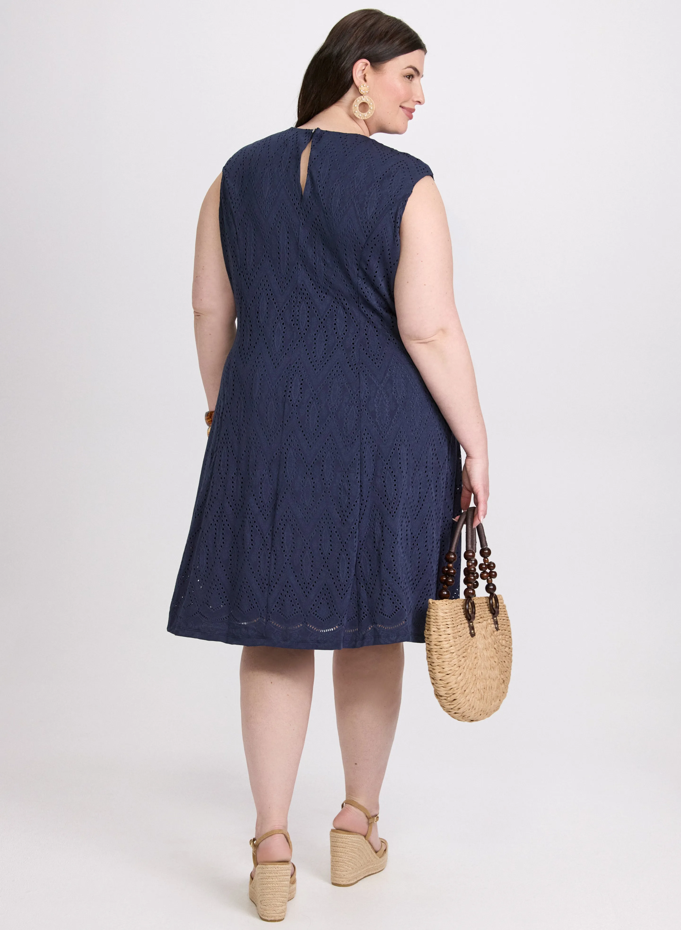 Eyelet Embroidered Dress sold by Laura product image thumbnail 3