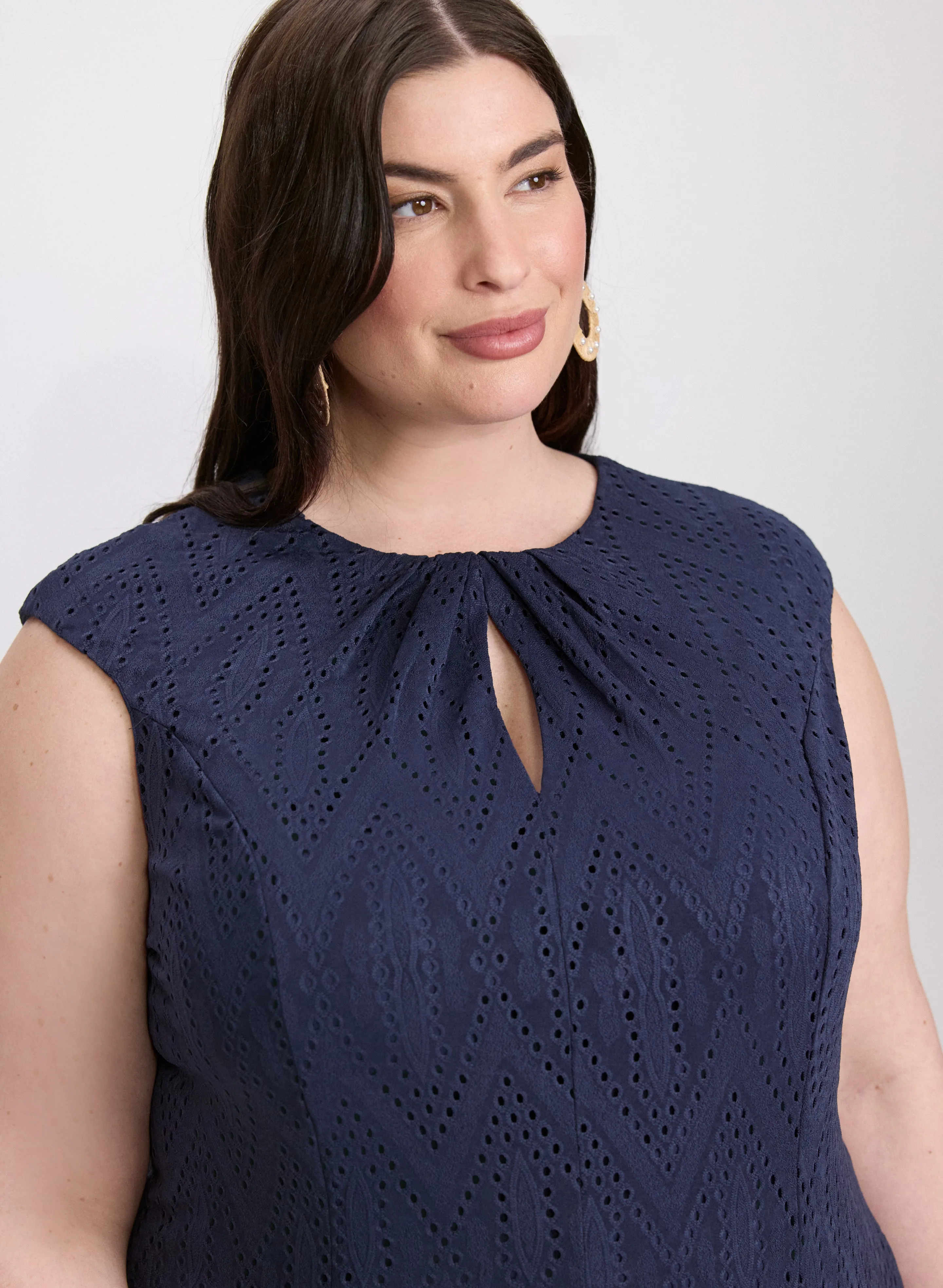 Eyelet Embroidered Dress sold by Laura product image thumbnail 5