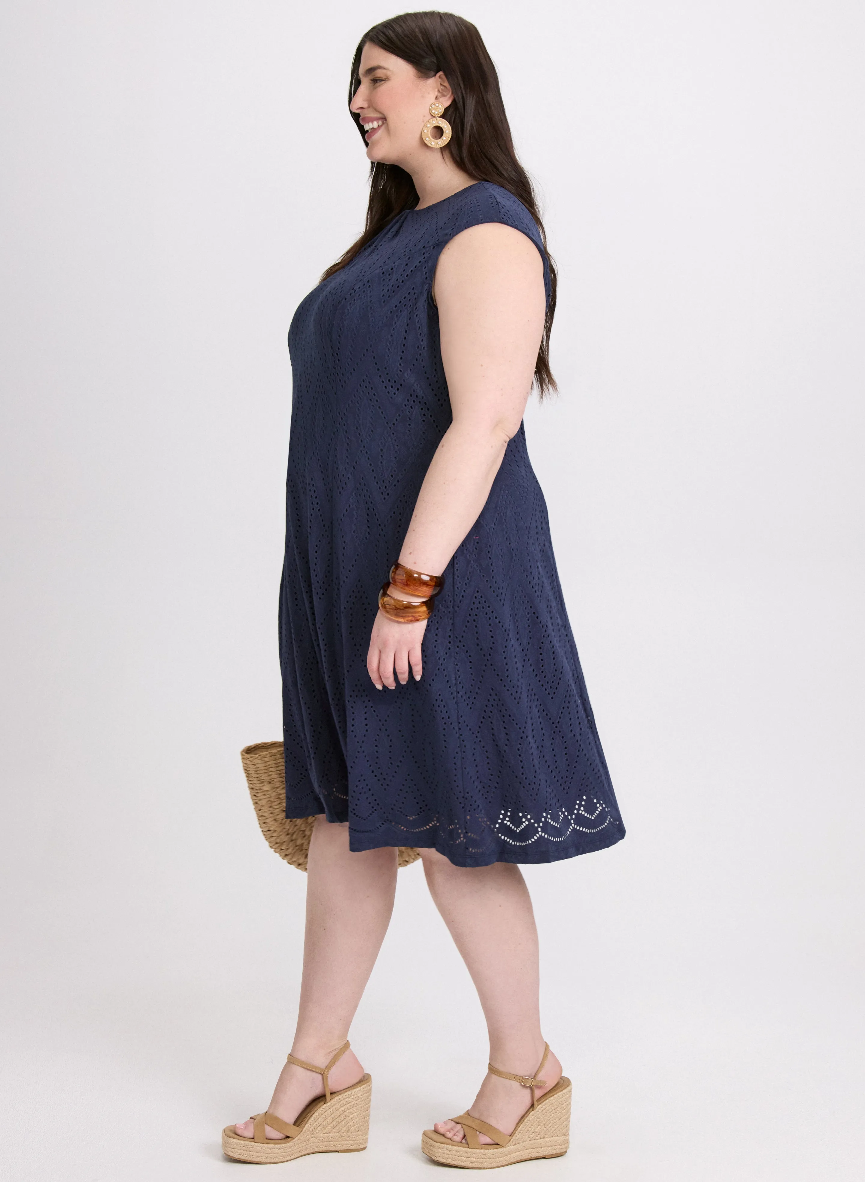 Eyelet Embroidered Dress sold by Laura product image thumbnail 2