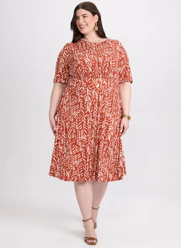 Abstract Print Dress sold by Laura