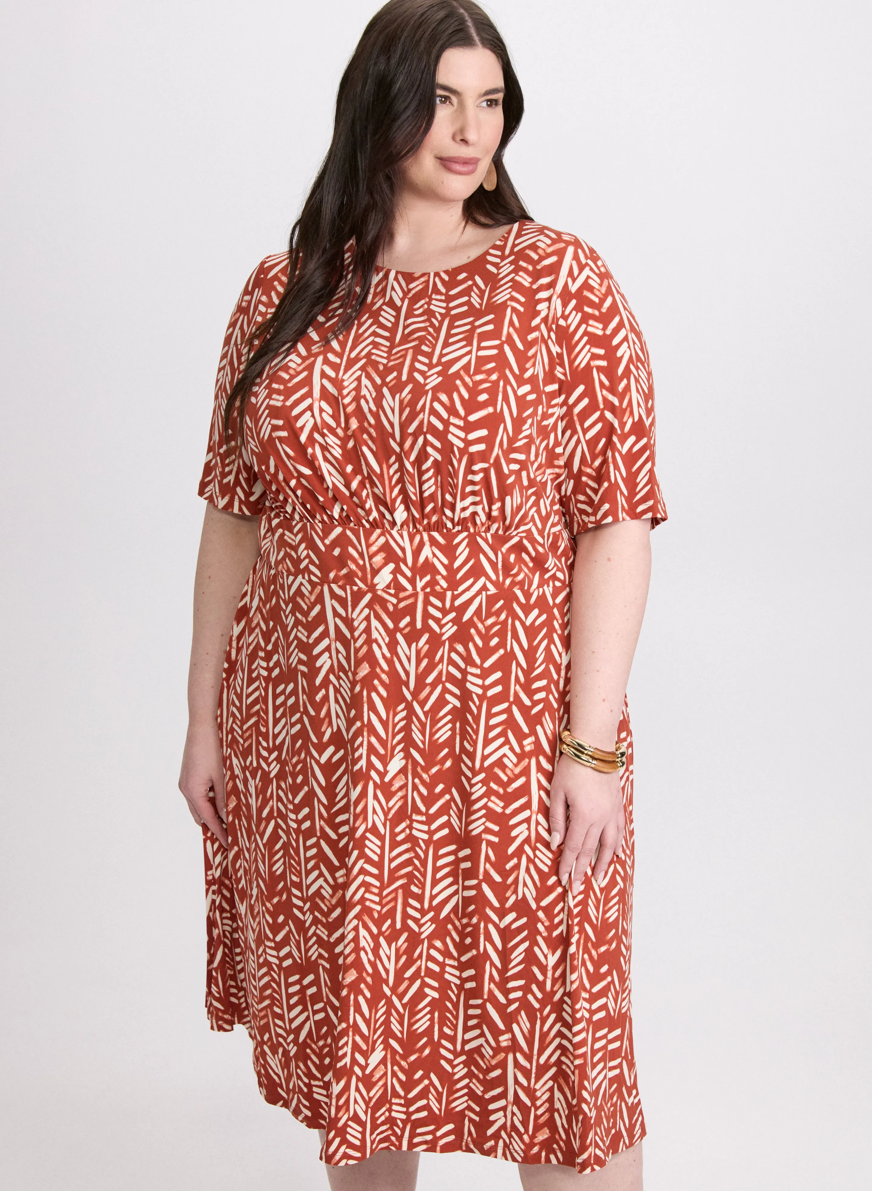 Abstract Print Dress sold by Laura product image thumbnail 4