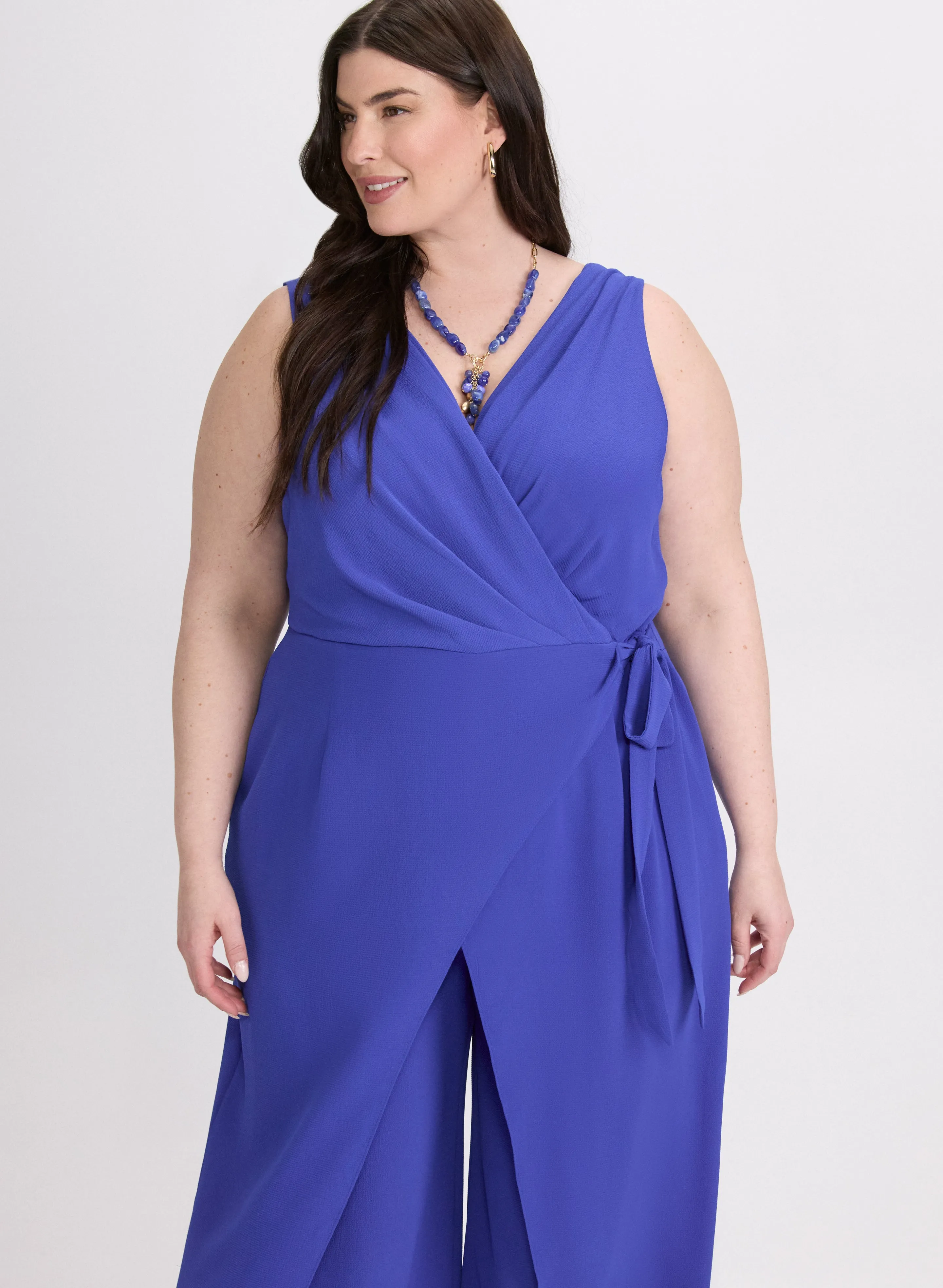 Faux-Wrap Jumpsuit sold by Laura product image thumbnail 4