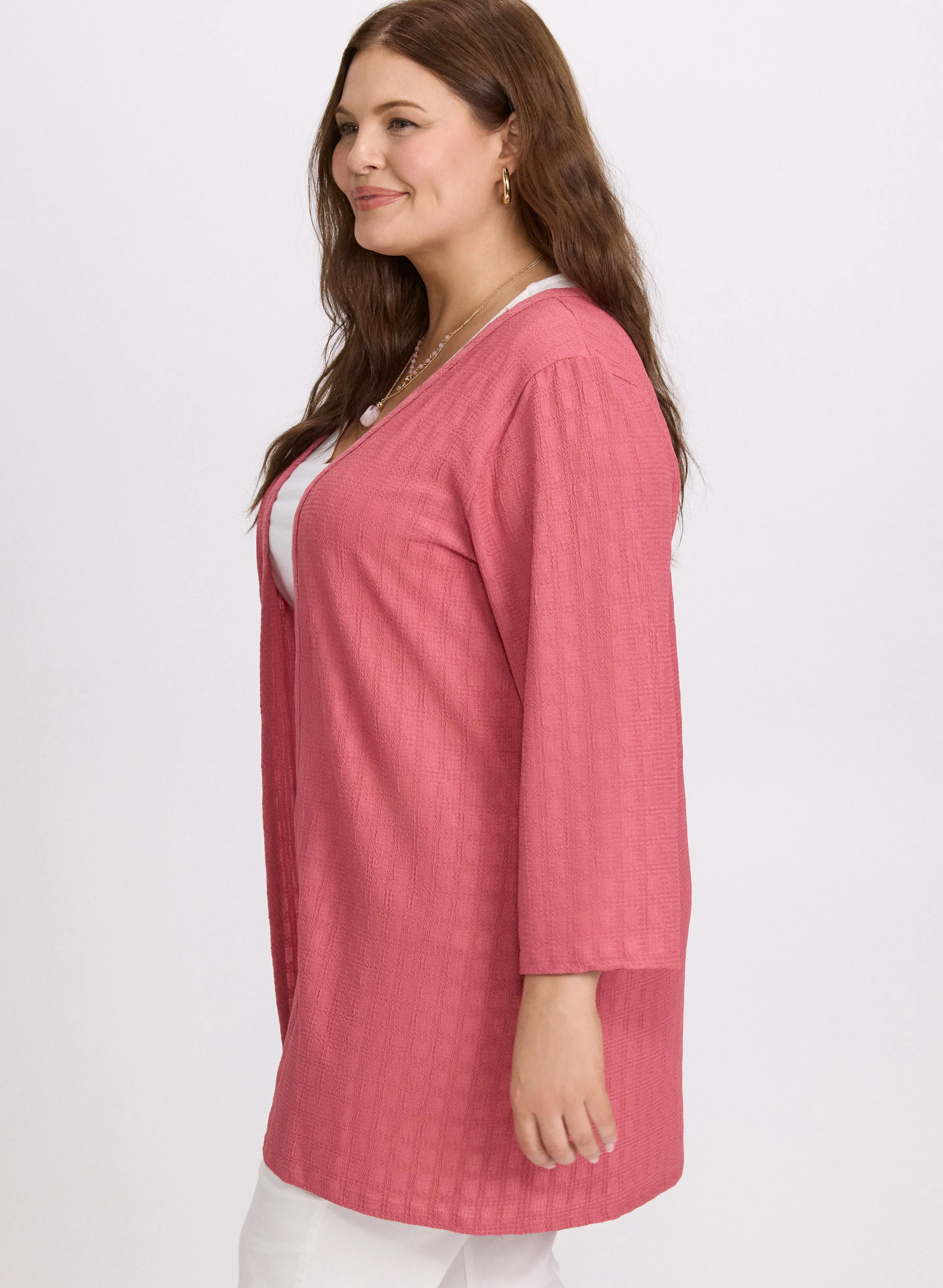 Textured Open Cardigan sold by Laura product image thumbnail 2