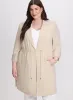 Long Drawstring Waist Jacket sold by Laura
