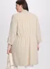 Long Drawstring Waist Jacket sold by Laura