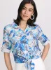 Palm Leaf Print Blouse sold by Laura