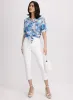 Palm Leaf Print Blouse sold by Laura