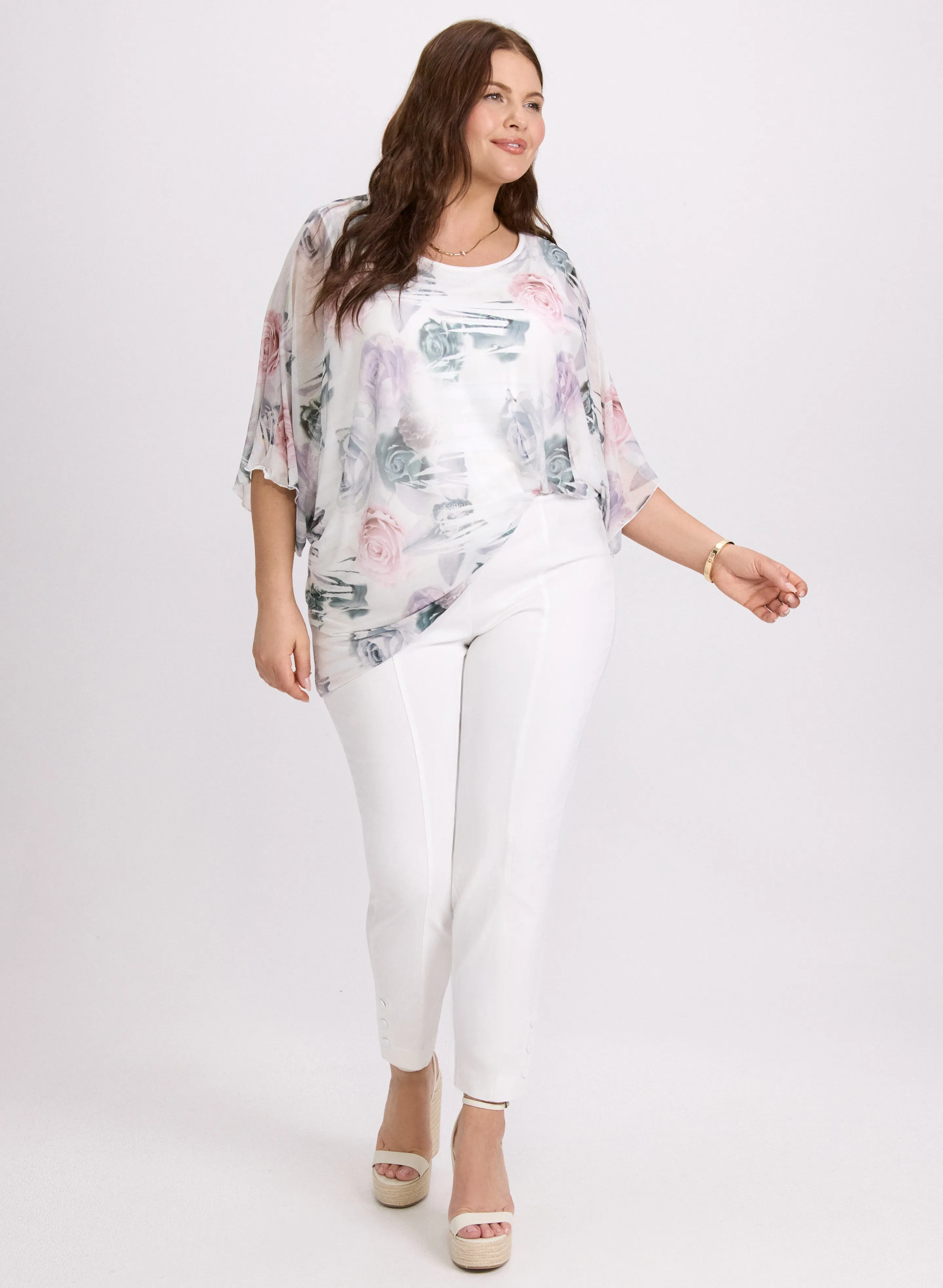 Floral Mesh Blouse sold by Laura product image thumbnail 3