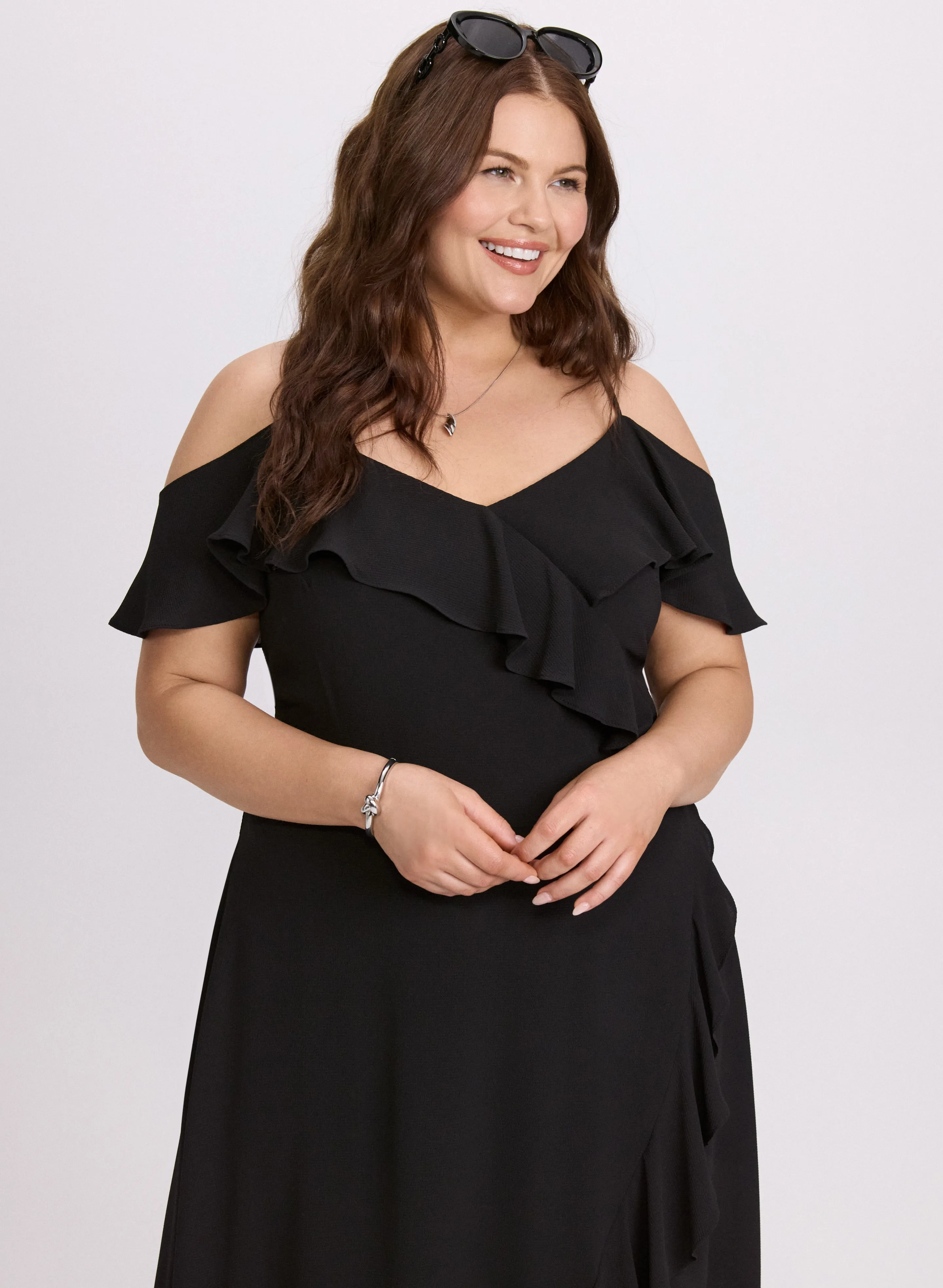 Cold Shoulder Midi Dress sold by Laura product image thumbnail 5