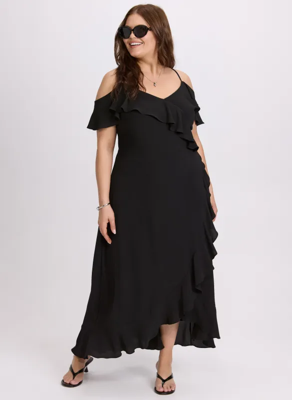 Cold Shoulder Midi Dress sold by Laura