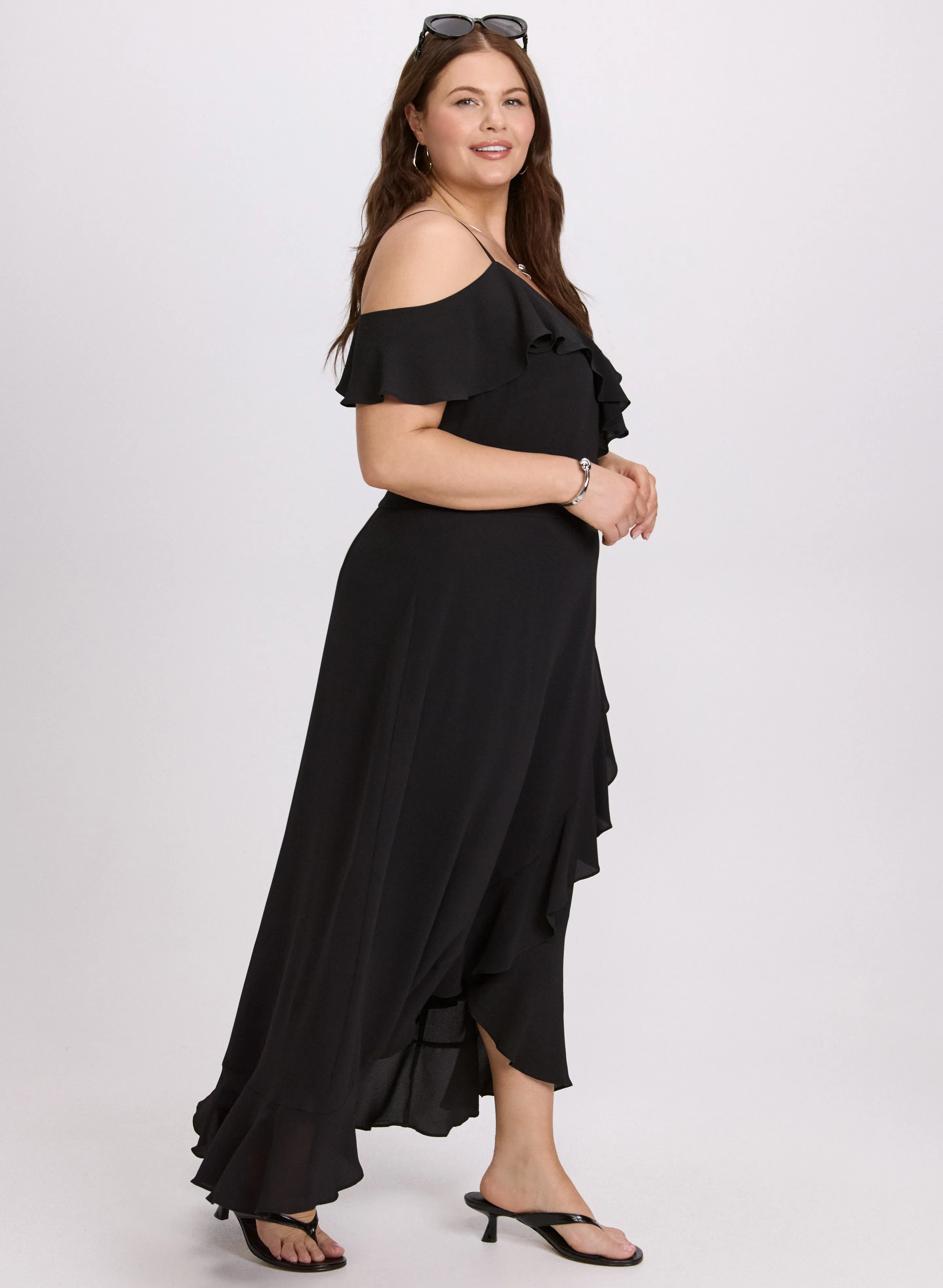 Cold Shoulder Midi Dress sold by Laura product image thumbnail 3