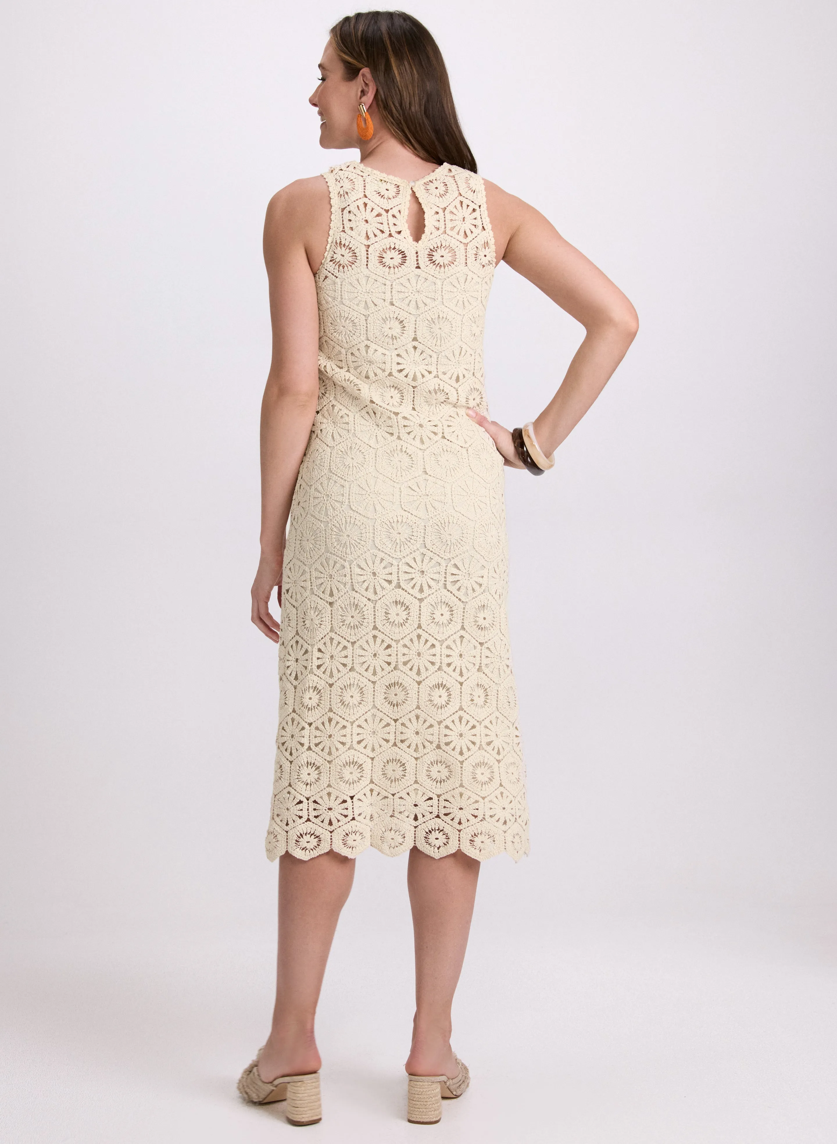 Crochet Trim Dress sold by Laura product image thumbnail 3