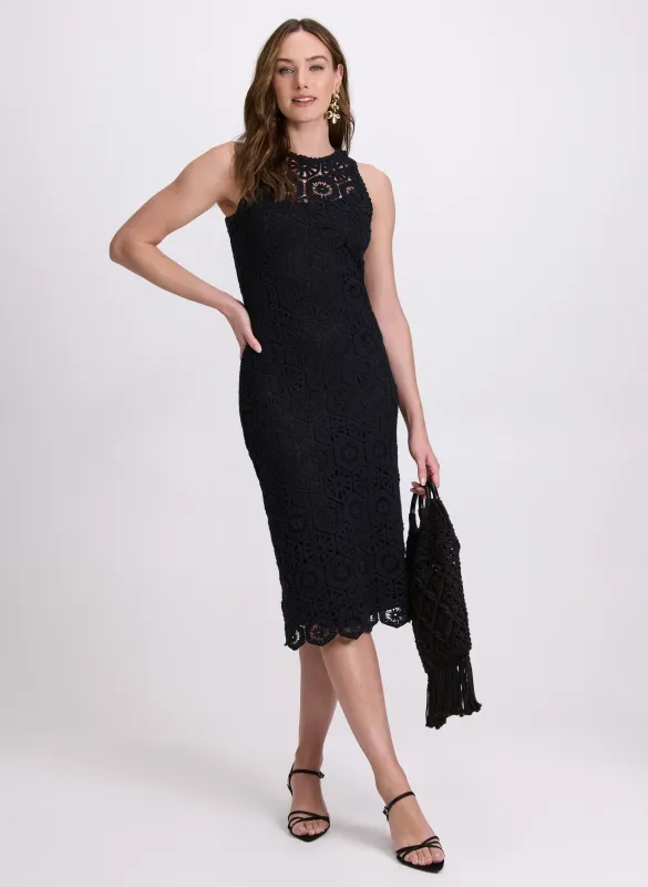 Crochet Trim Dress sold by Laura