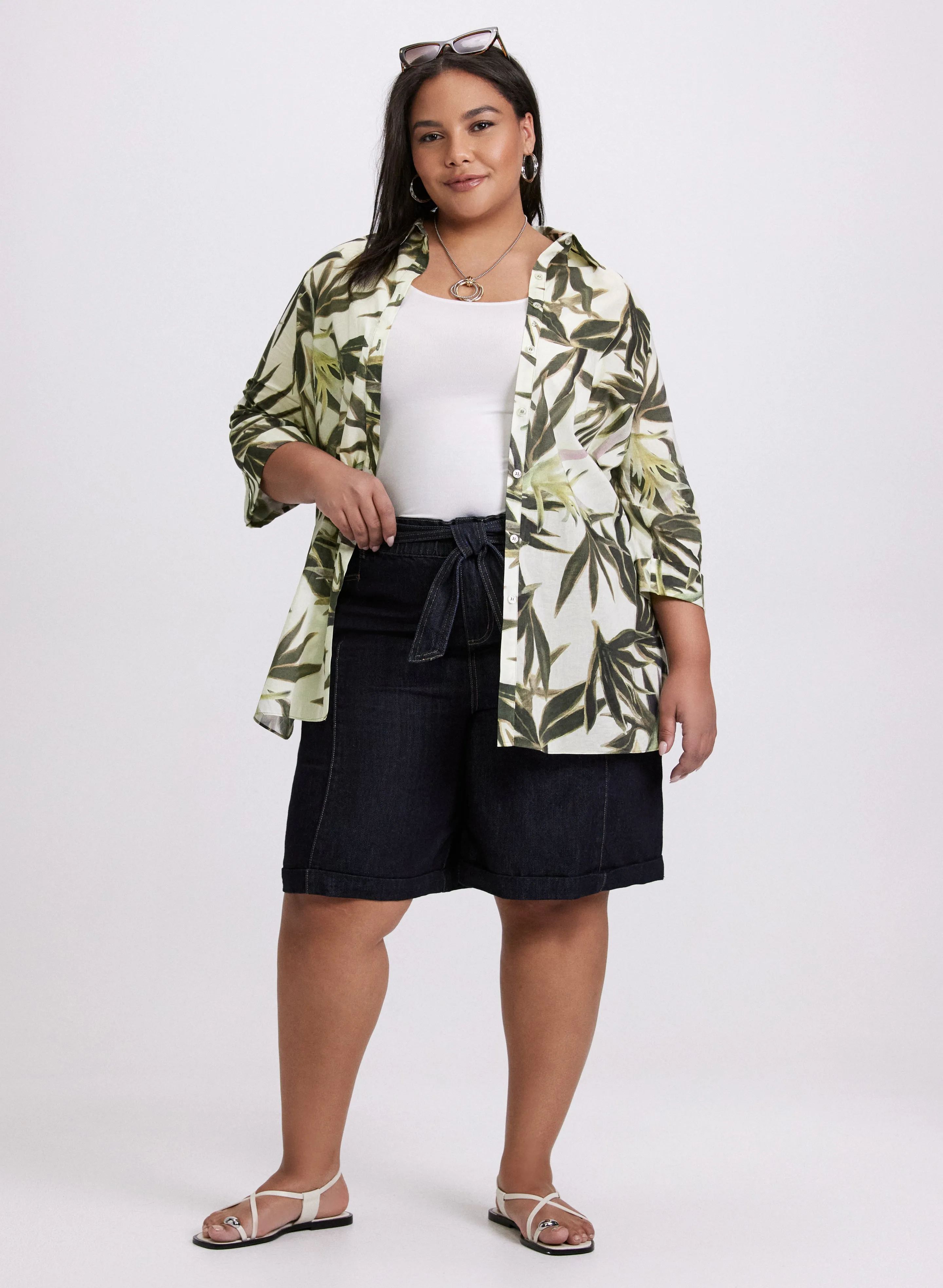 Leaf Print Blouse sold by Laura product image thumbnail 5