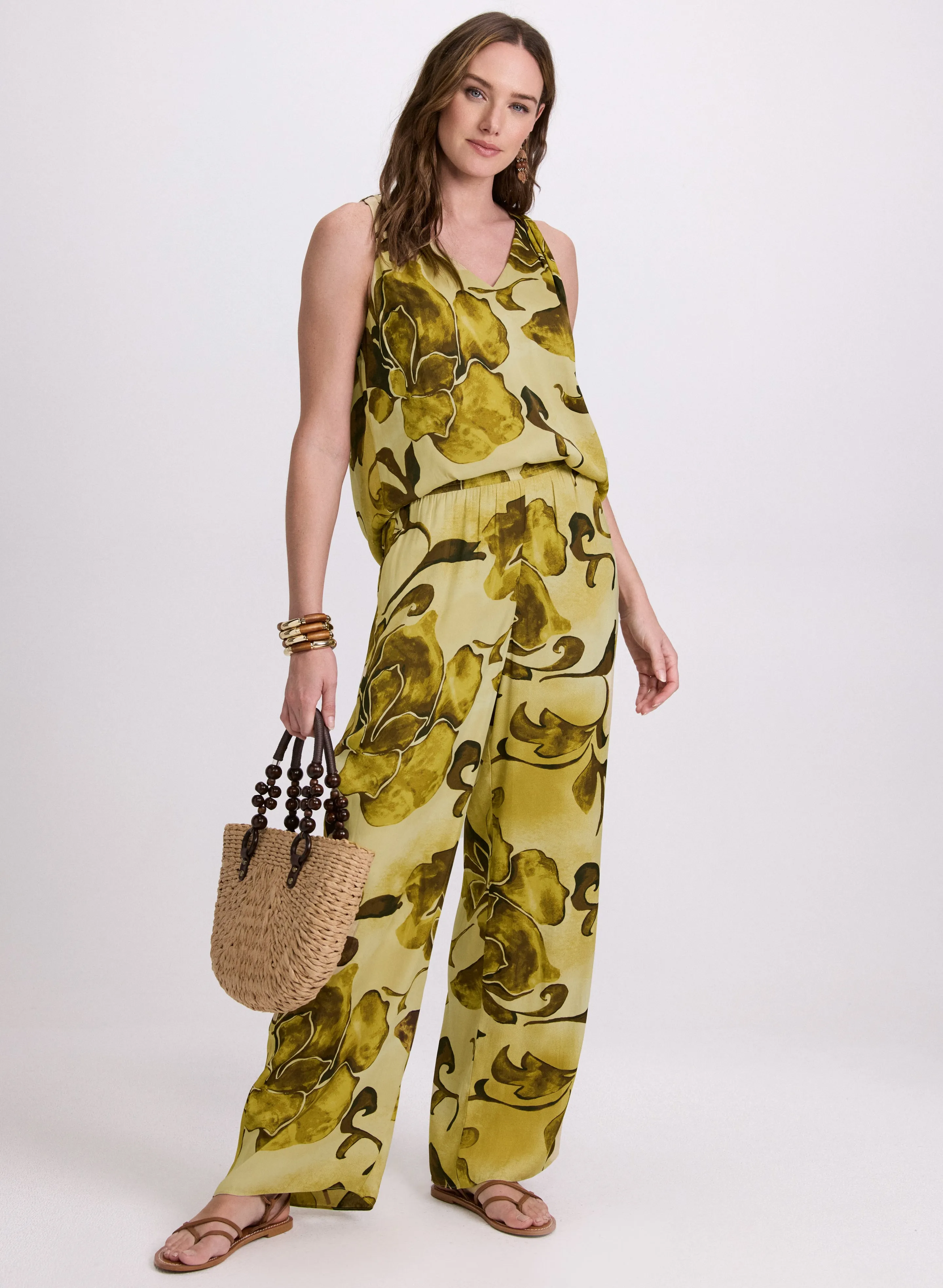 Floral Wide-Leg Pants sold by Laura product image thumbnail 5