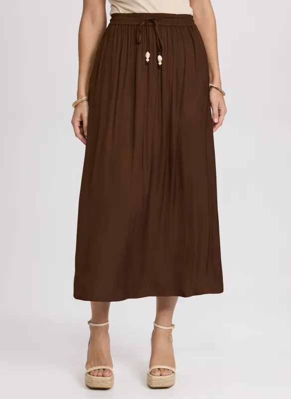 Satin Maxi Skirt sold by Laura
