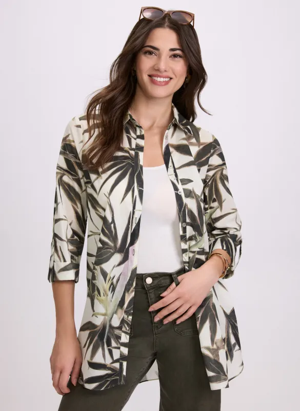 Leaf Print Blouse sold by Laura
