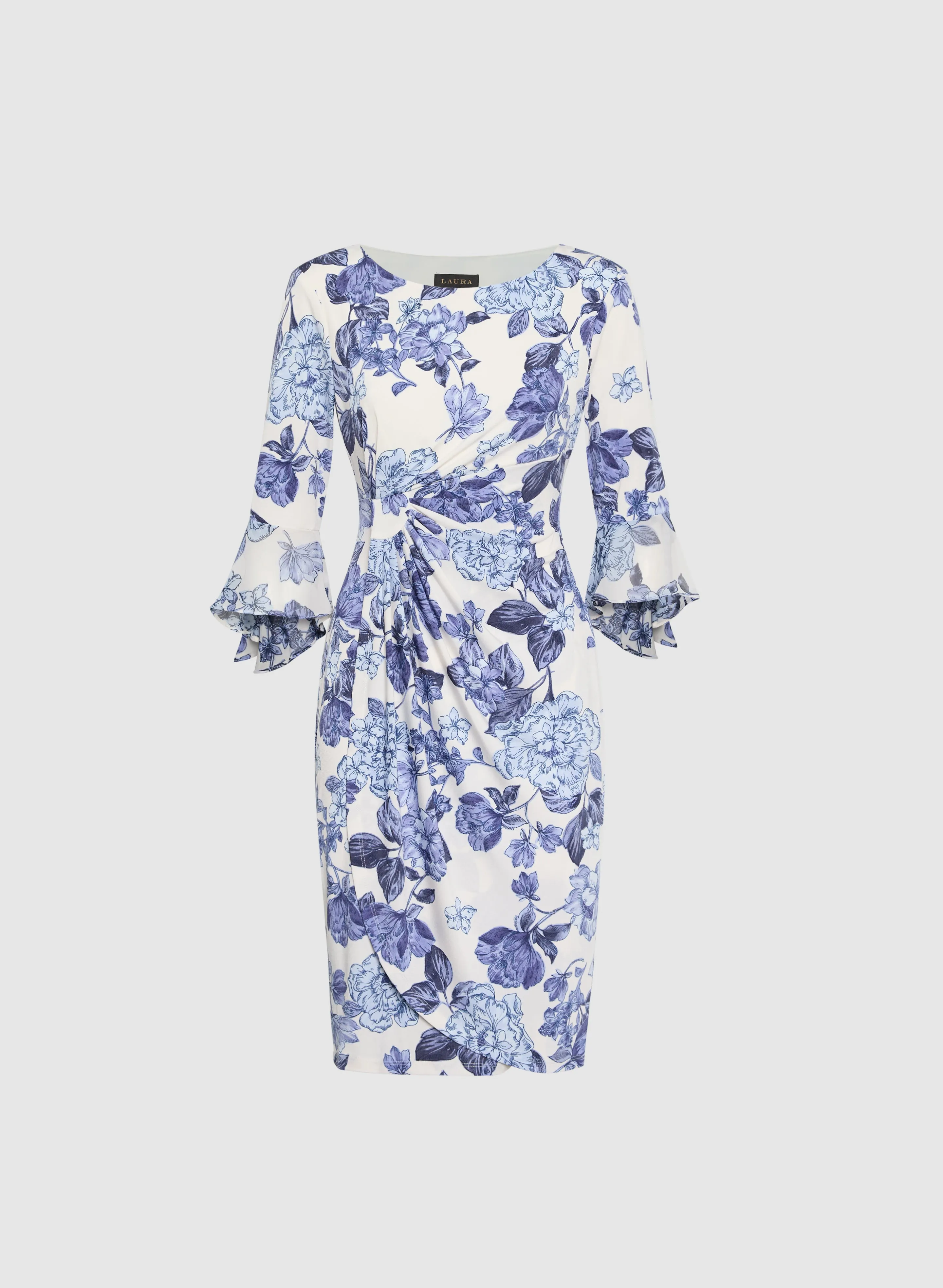 Floral Wrap Dress sold by Laura product image thumbnail 5