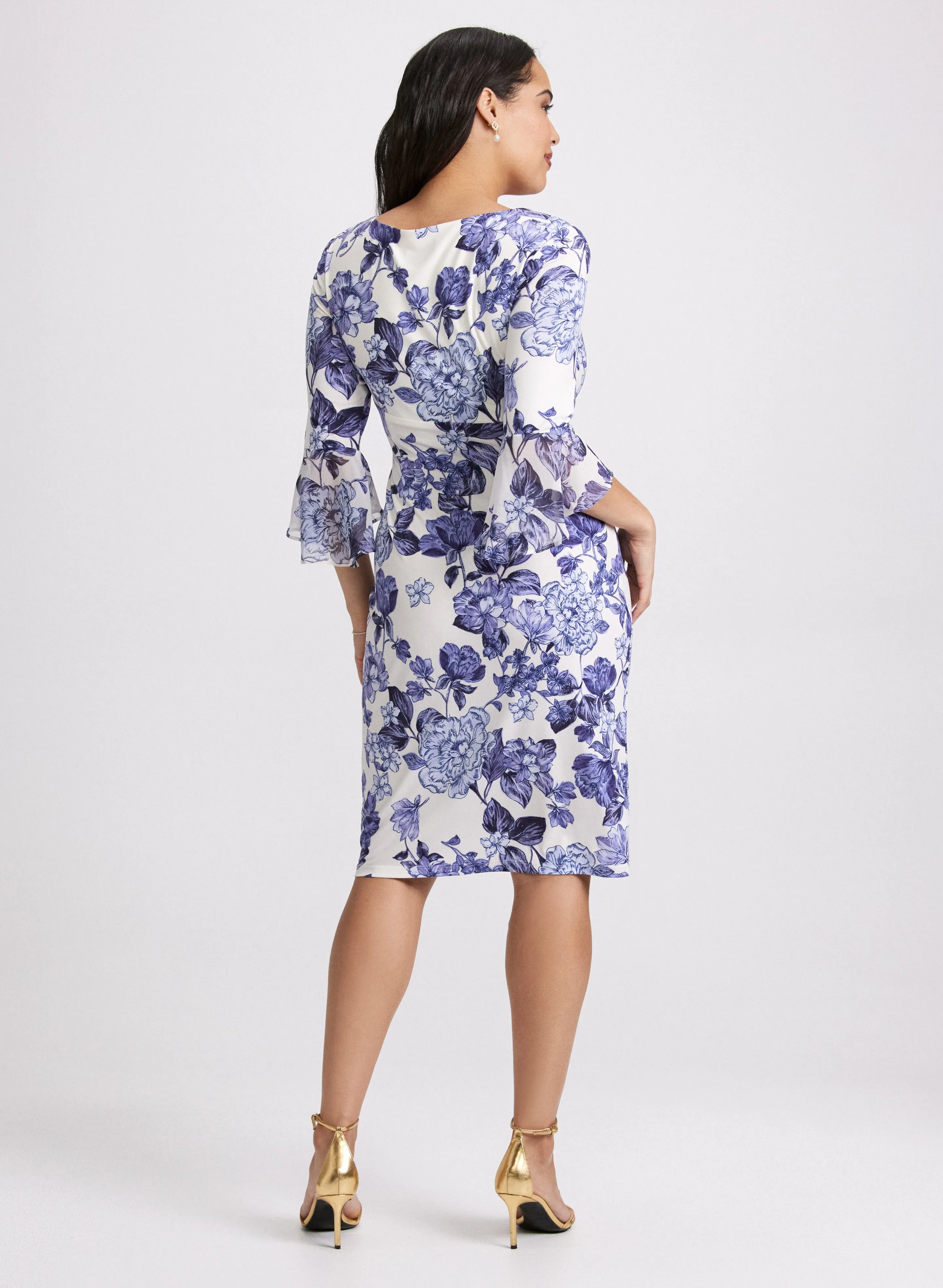 Floral Wrap Dress sold by Laura product image thumbnail 4