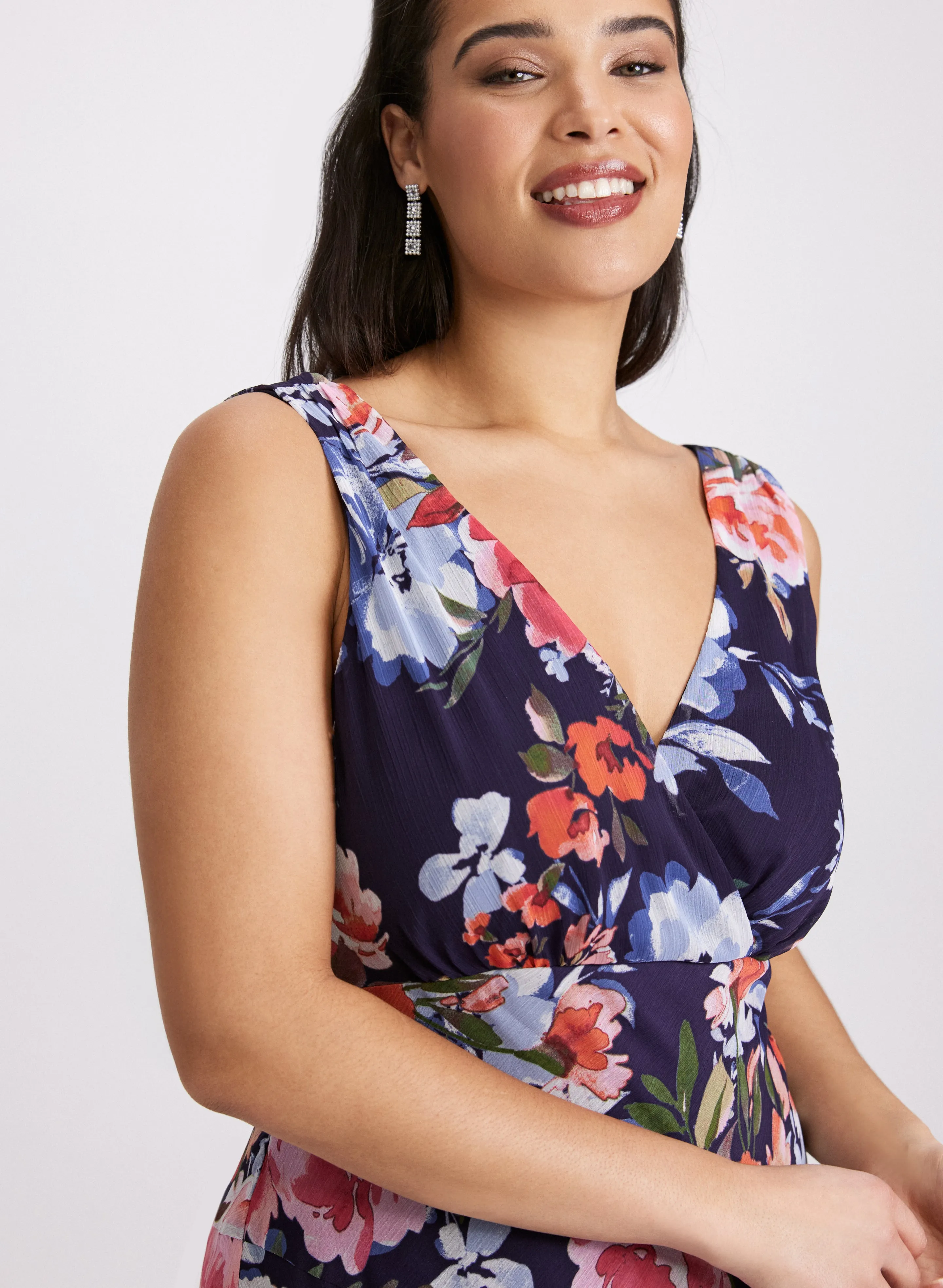 Floral Chiffon Dress sold by Laura product image thumbnail 3