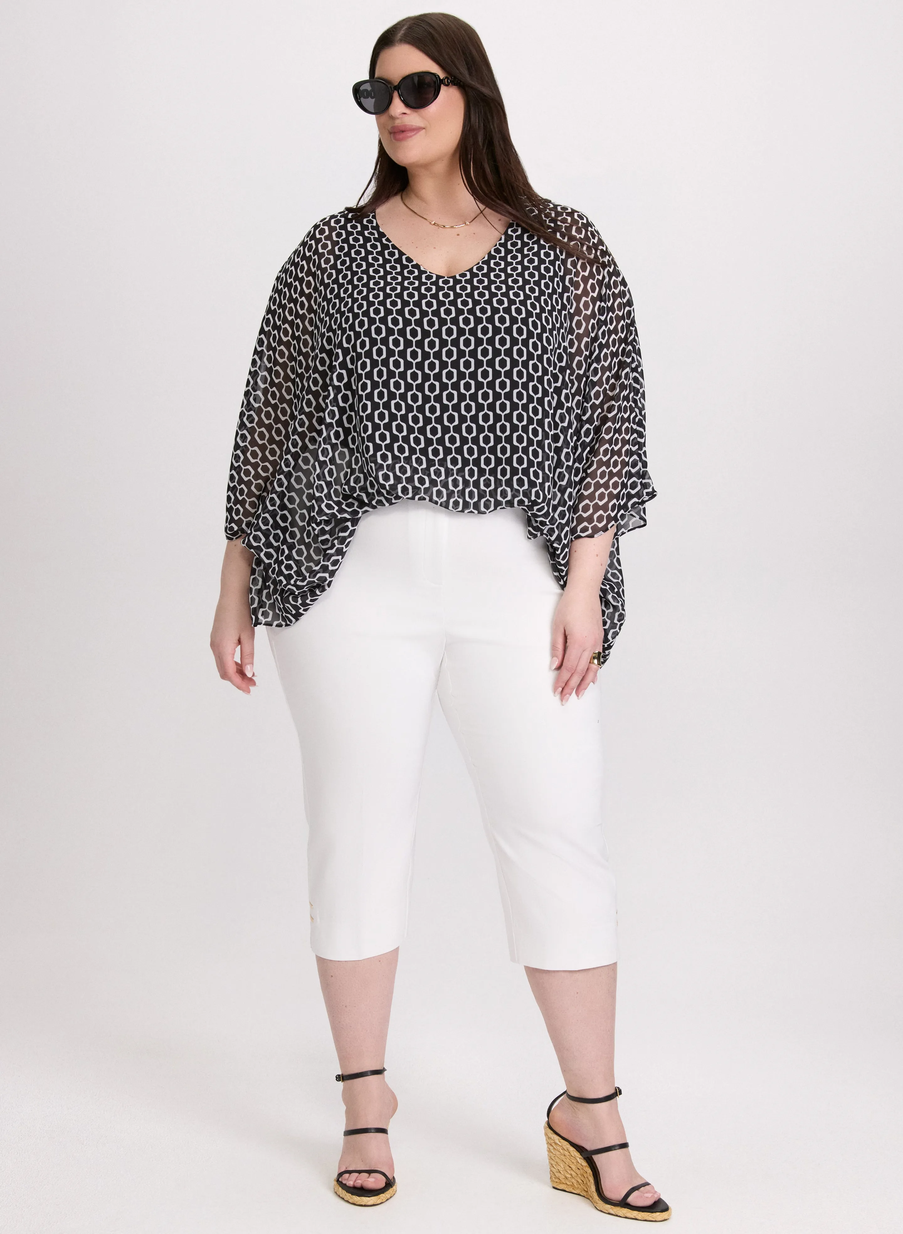 Geometric Chiffon Blouse sold by Laura product image thumbnail 4