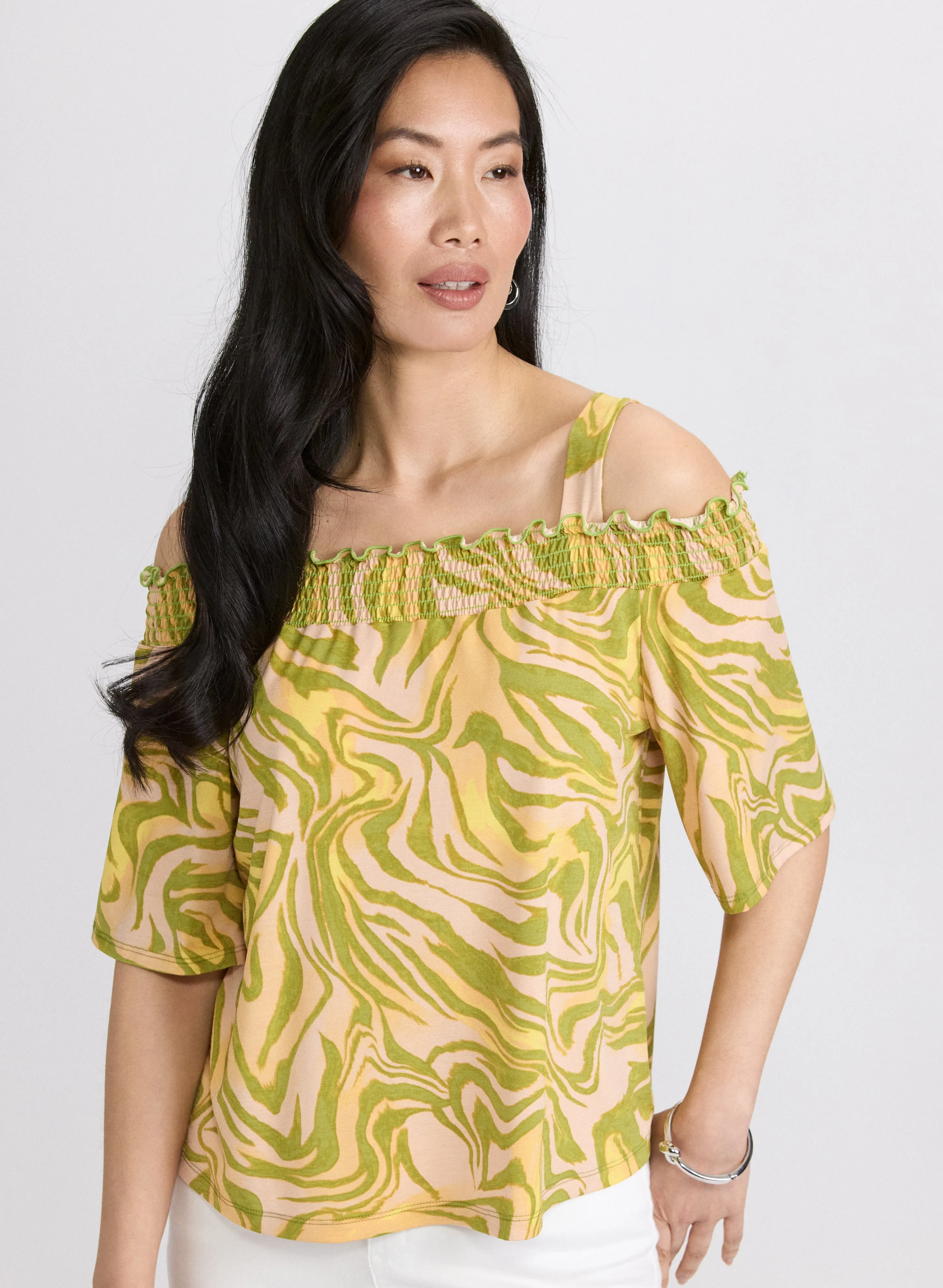 Abstract Off-Shoulder Top sold by Laura product image thumbnail 2