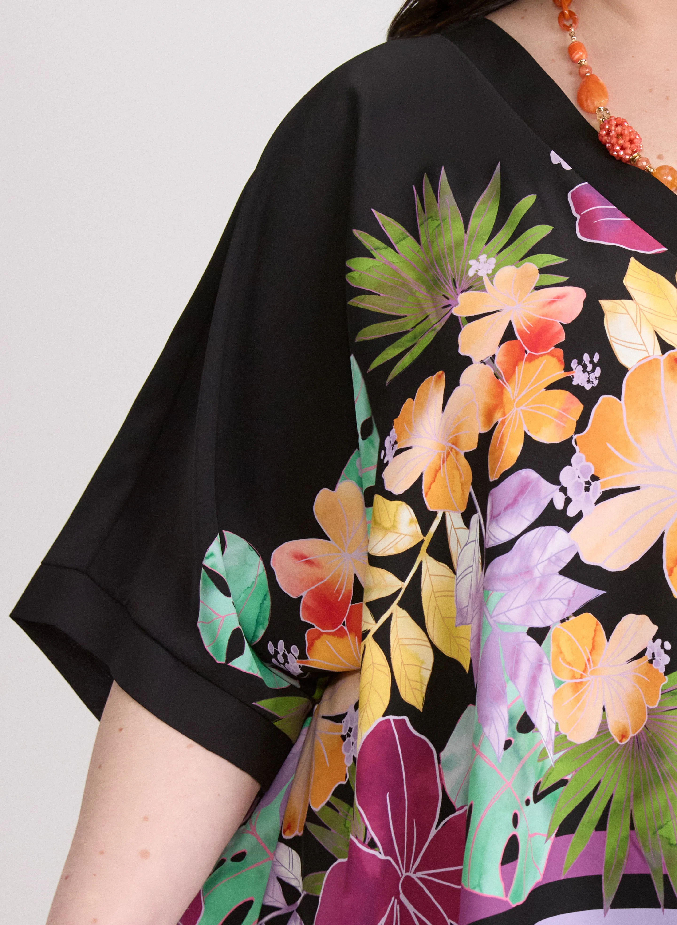 Joseph Ribkoff - Tropical Placement Print Blouse sold by Laura product image thumbnail 5