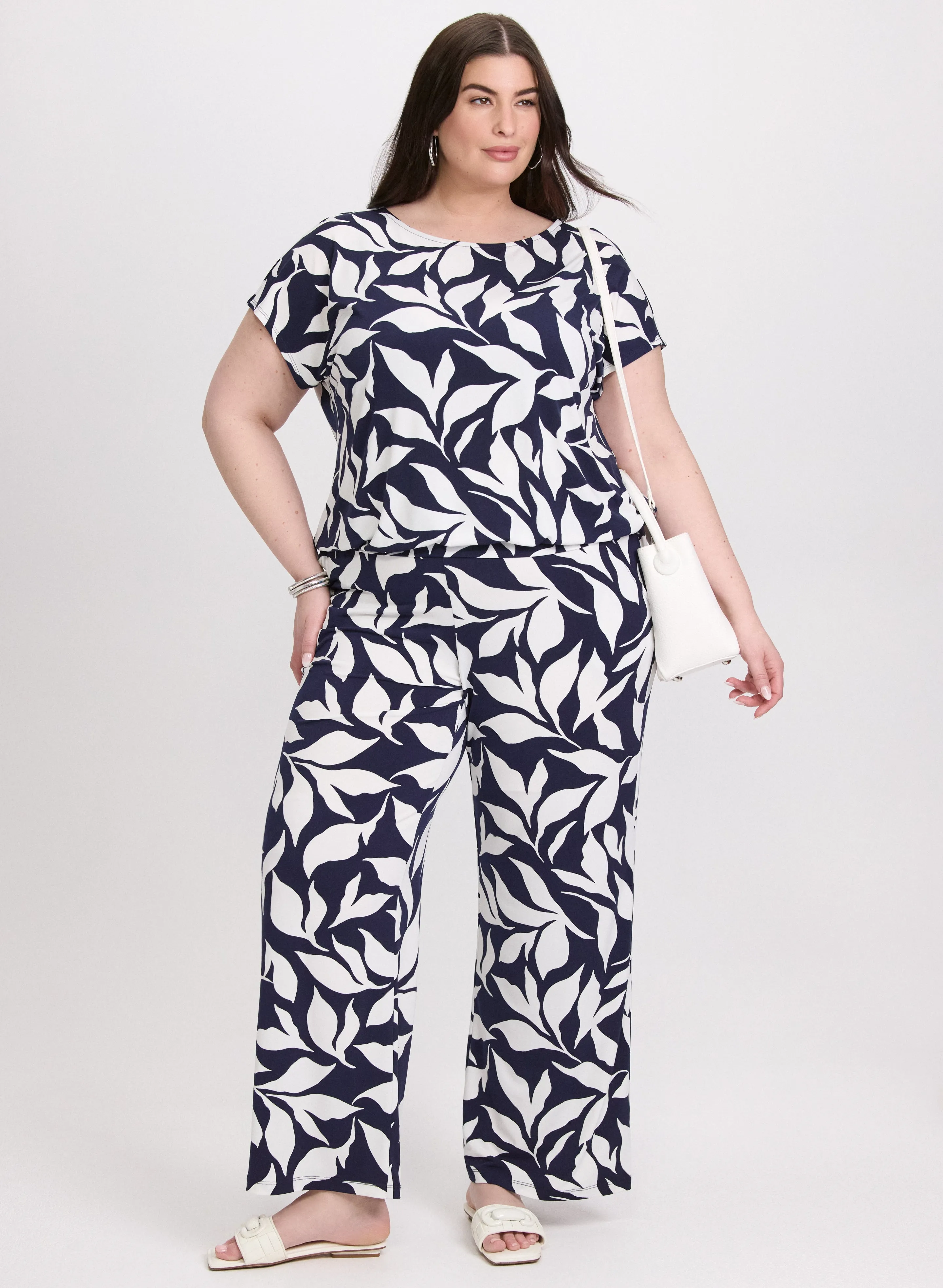 Leaf Print Top sold by Laura product image thumbnail 4