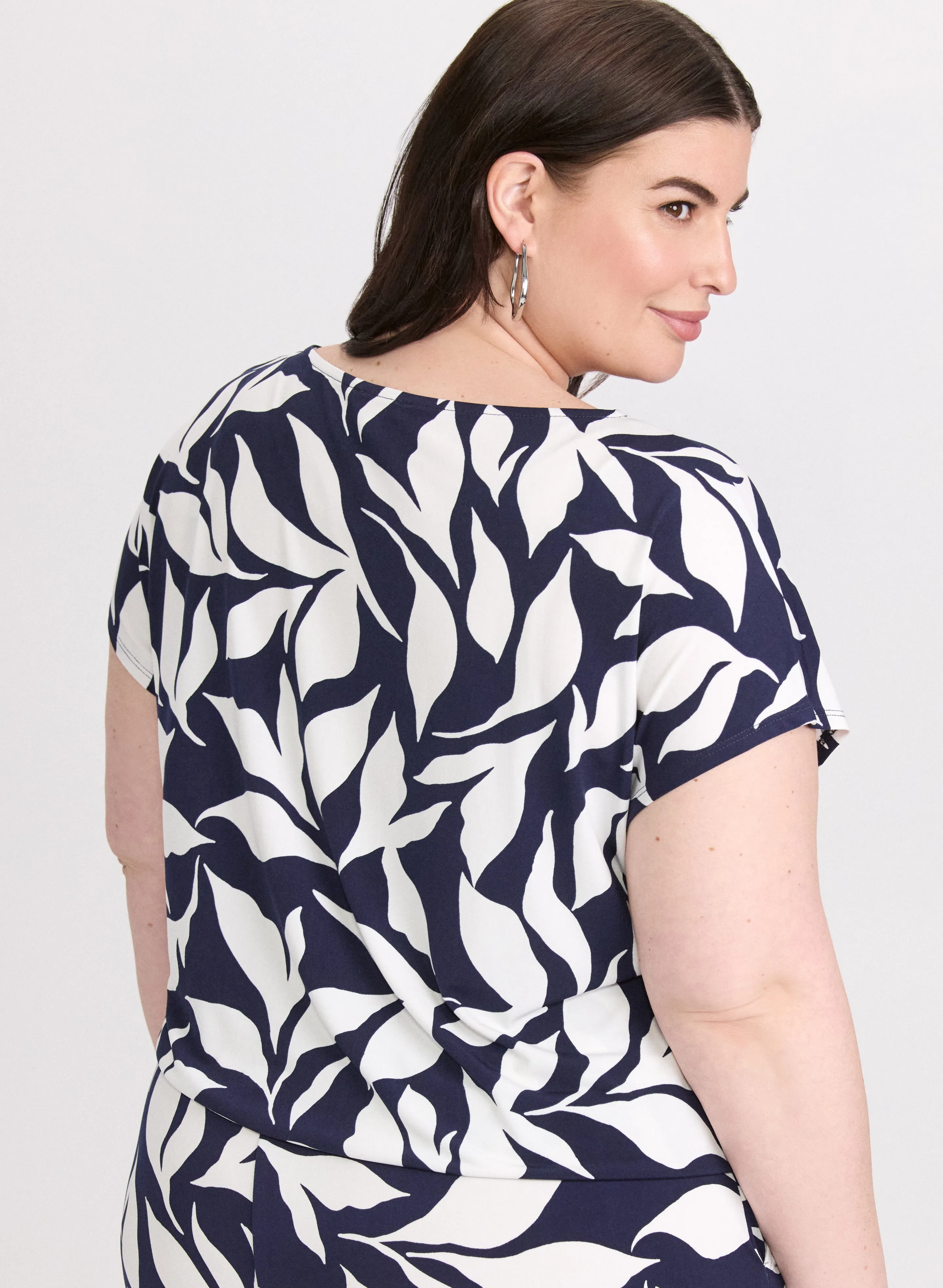 Leaf Print Top sold by Laura product image thumbnail 3