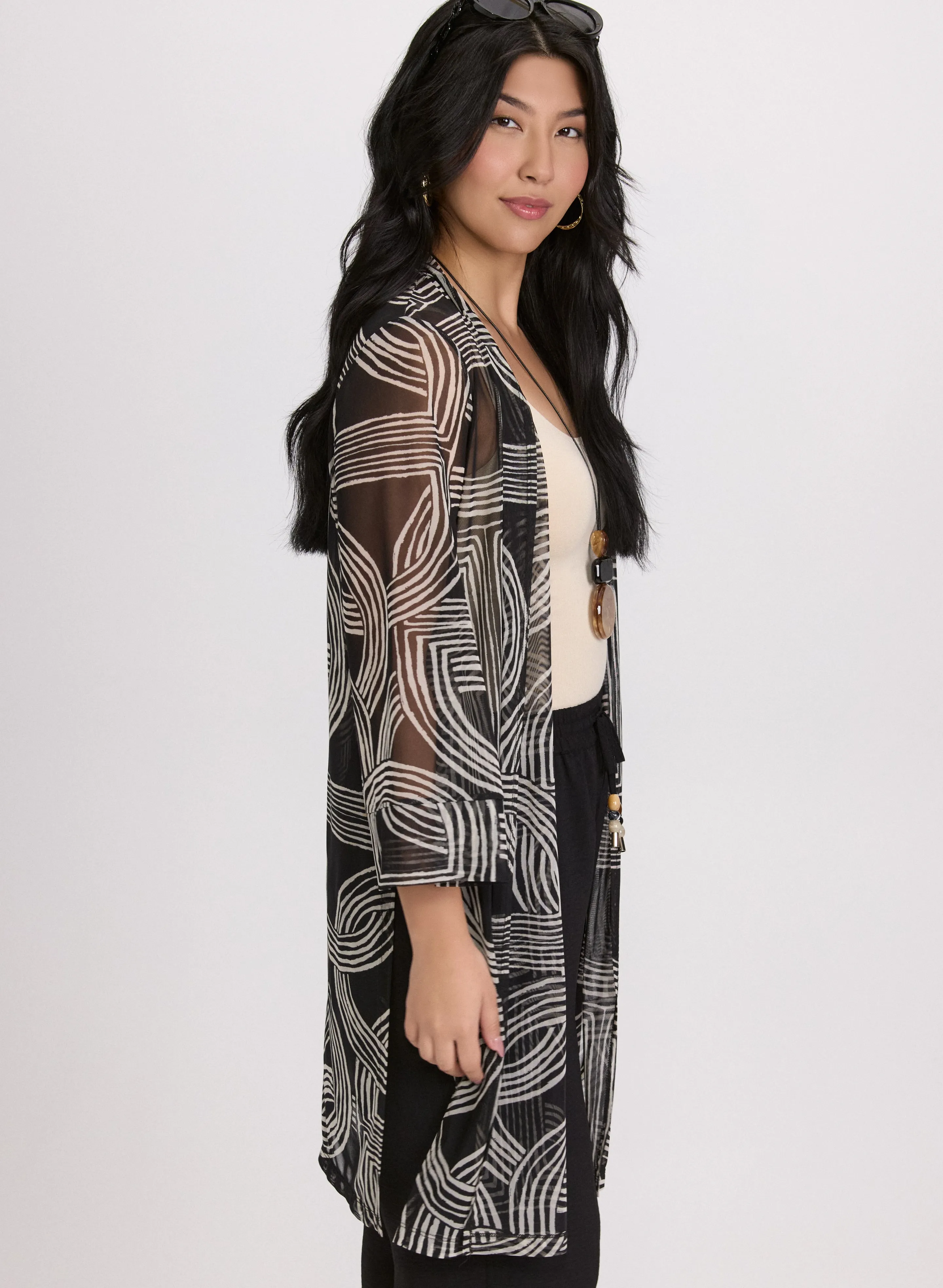 Geometric Mesh Cover-Up sold by Laura product image thumbnail 2