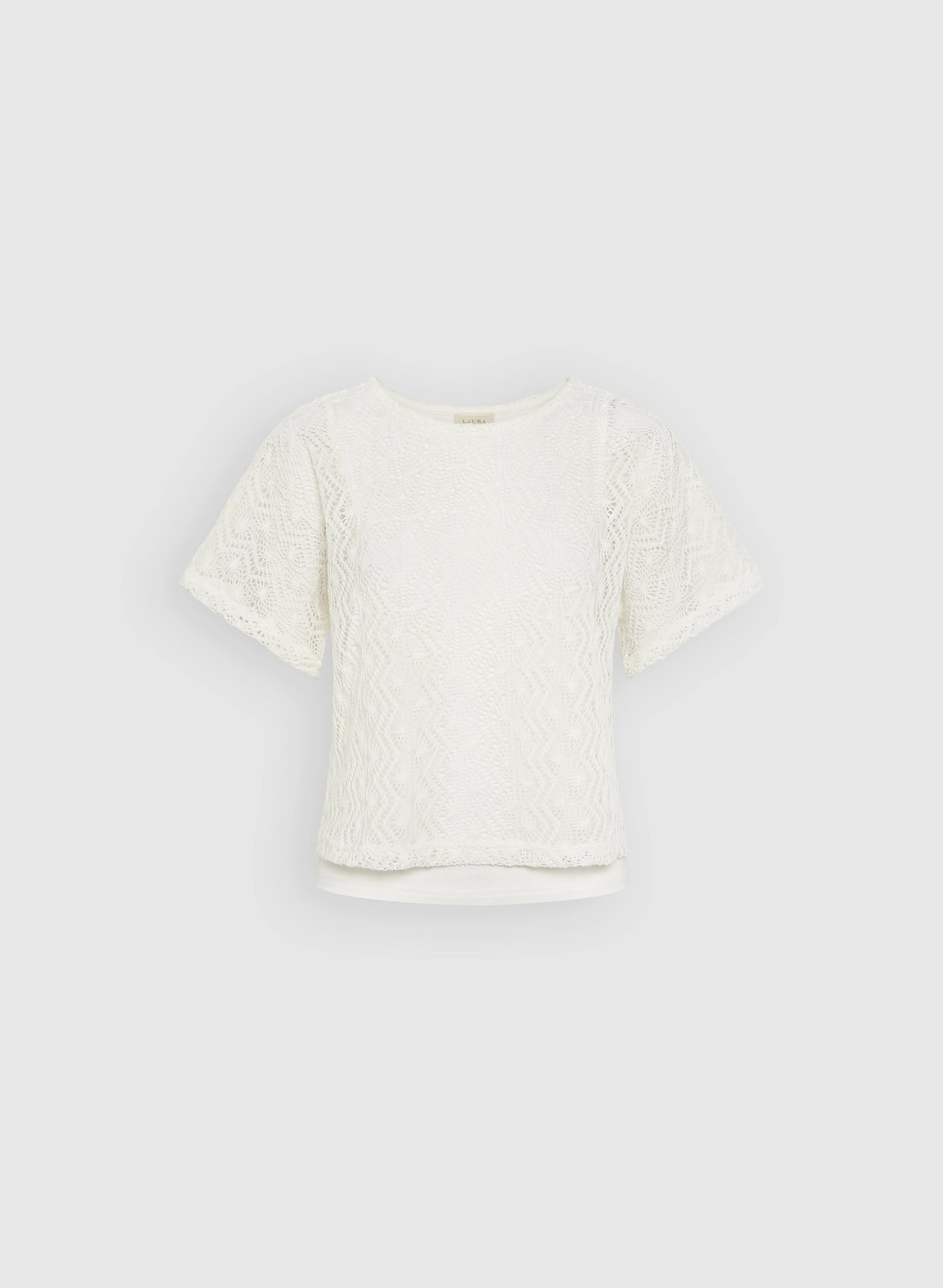 Lined Crochet Top sold by Laura product image thumbnail 5