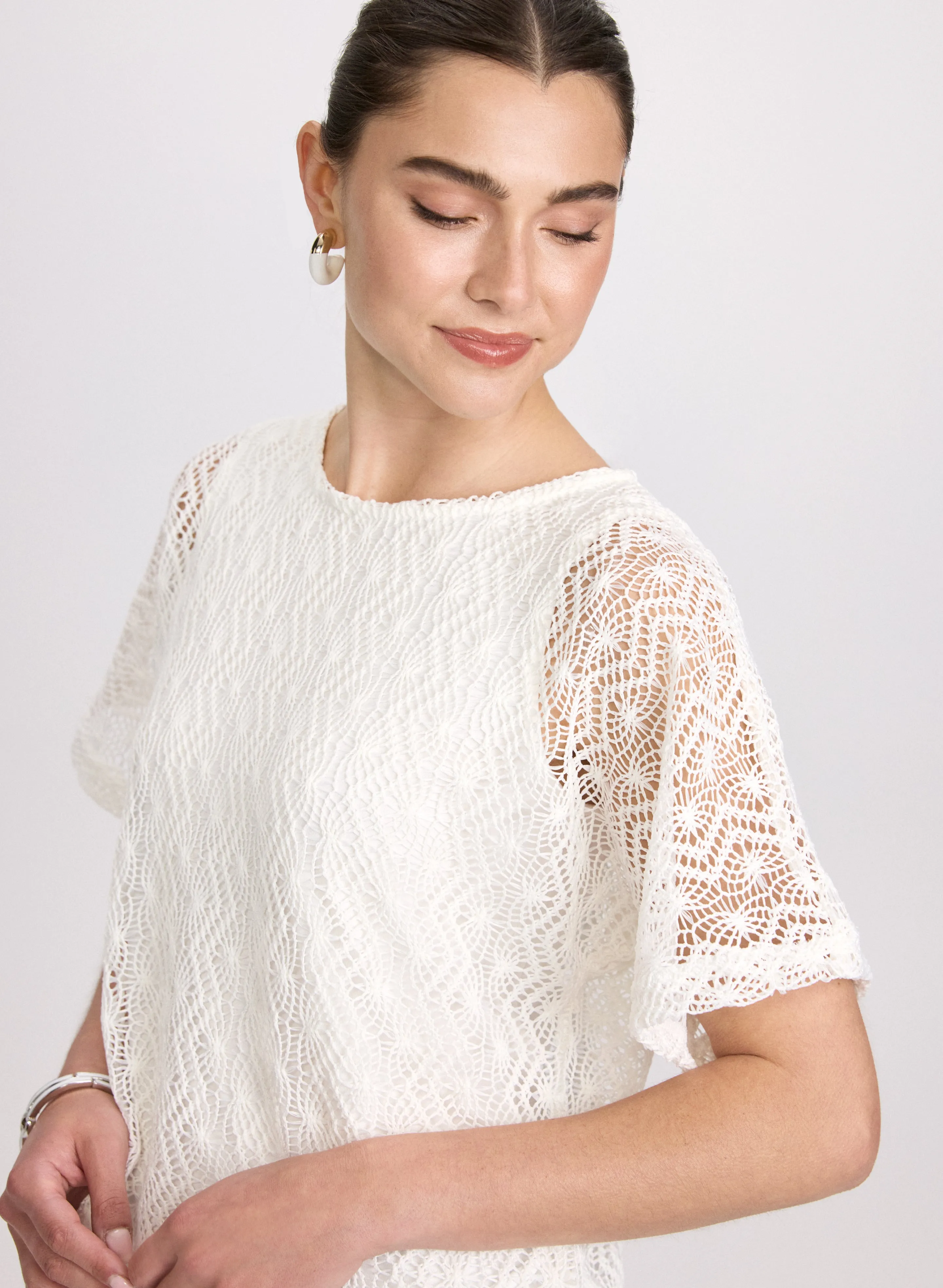 Lined Crochet Top sold by Laura product image thumbnail 4