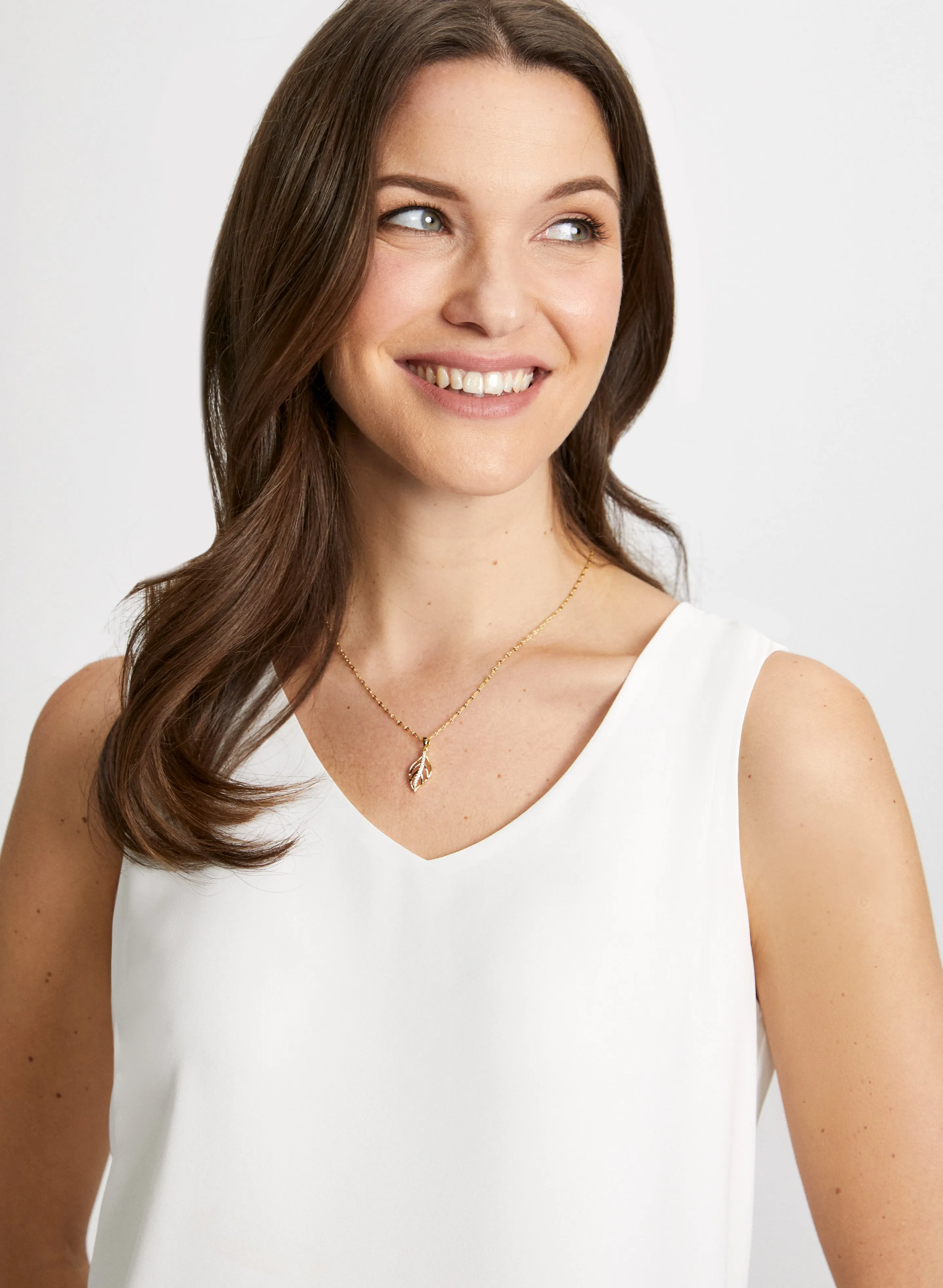 Sleeveless V-Neck Blouse sold by Laura product image thumbnail 2