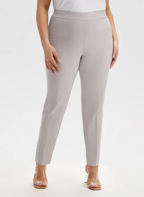 Slim Leg Pull-On Pants sold by Laura