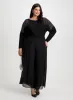 Rhinestone Motif Sweater & Wide Leg Pants sold by Laura