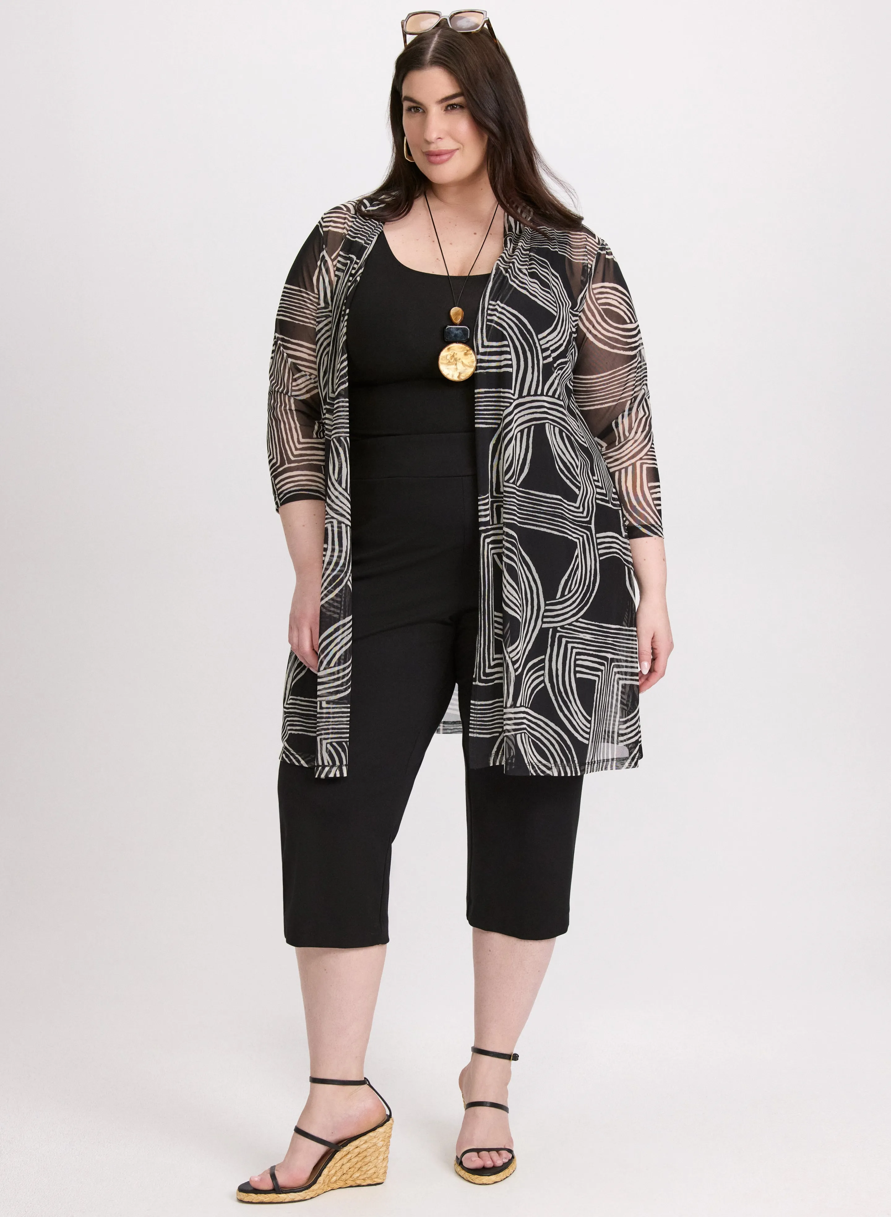 Geometric Mesh Cover-Up sold by Laura product image thumbnail 3