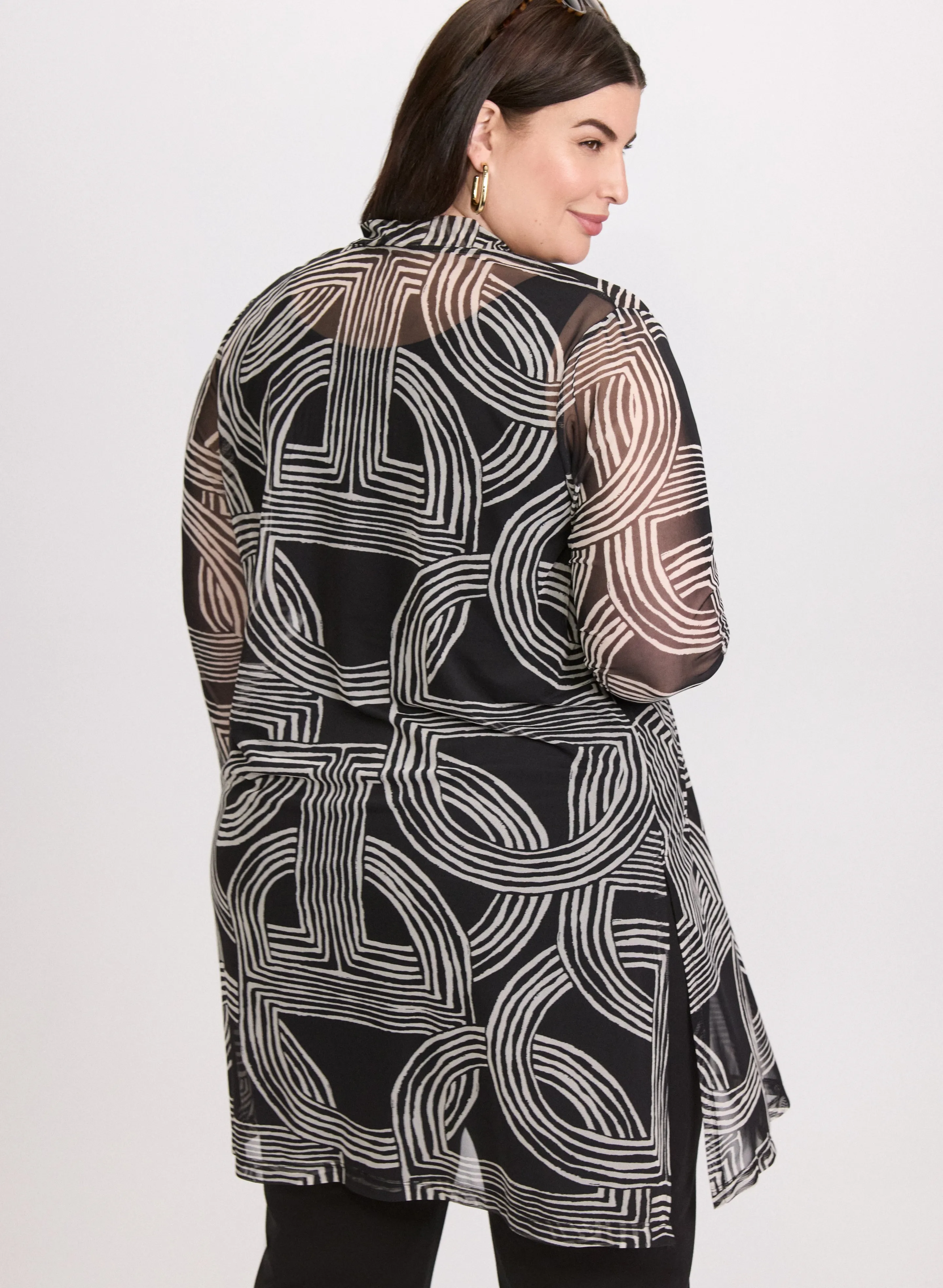 Geometric Mesh Cover-Up sold by Laura product image thumbnail 4