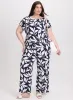 Olivia Printed Wide-Leg Pants sold by Laura