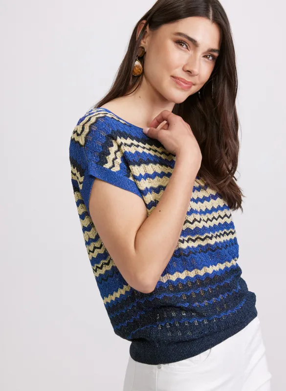 Lurex Striped Knit sold by Laura