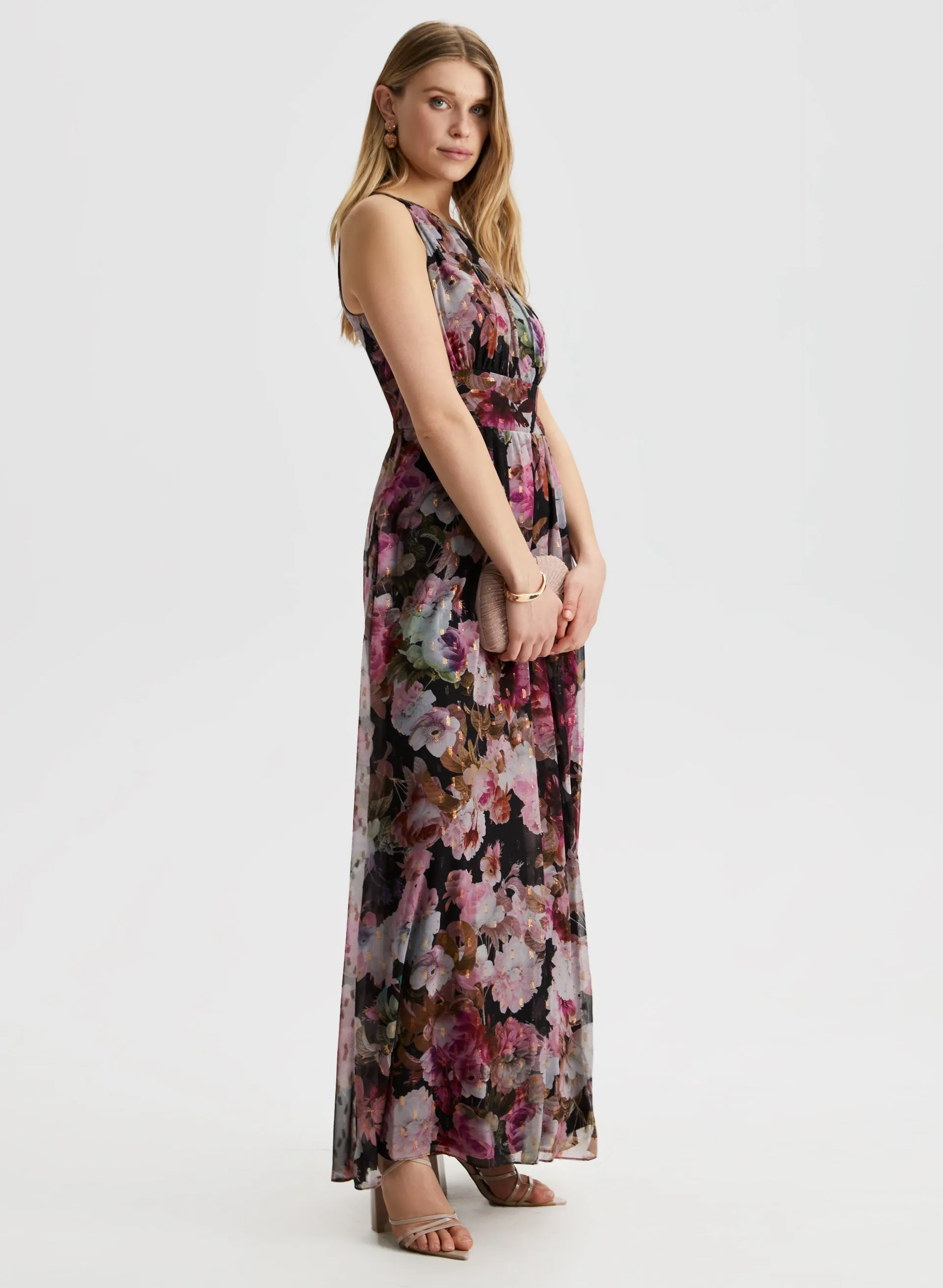 Floral Print Halter Neck Dress sold by Laura product image thumbnail 3