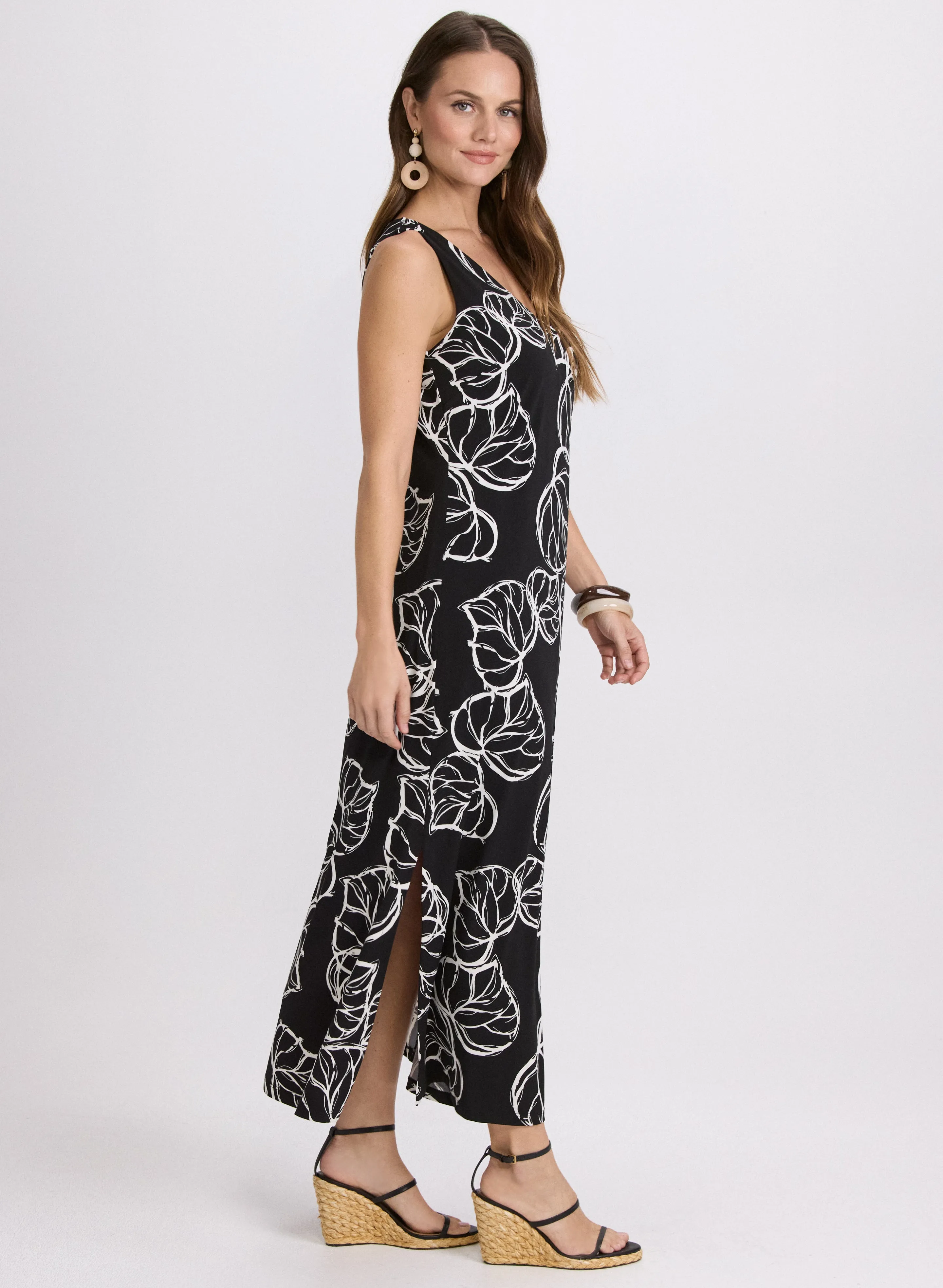 Leaf Print Maxi Dress sold by Laura product image thumbnail 2
