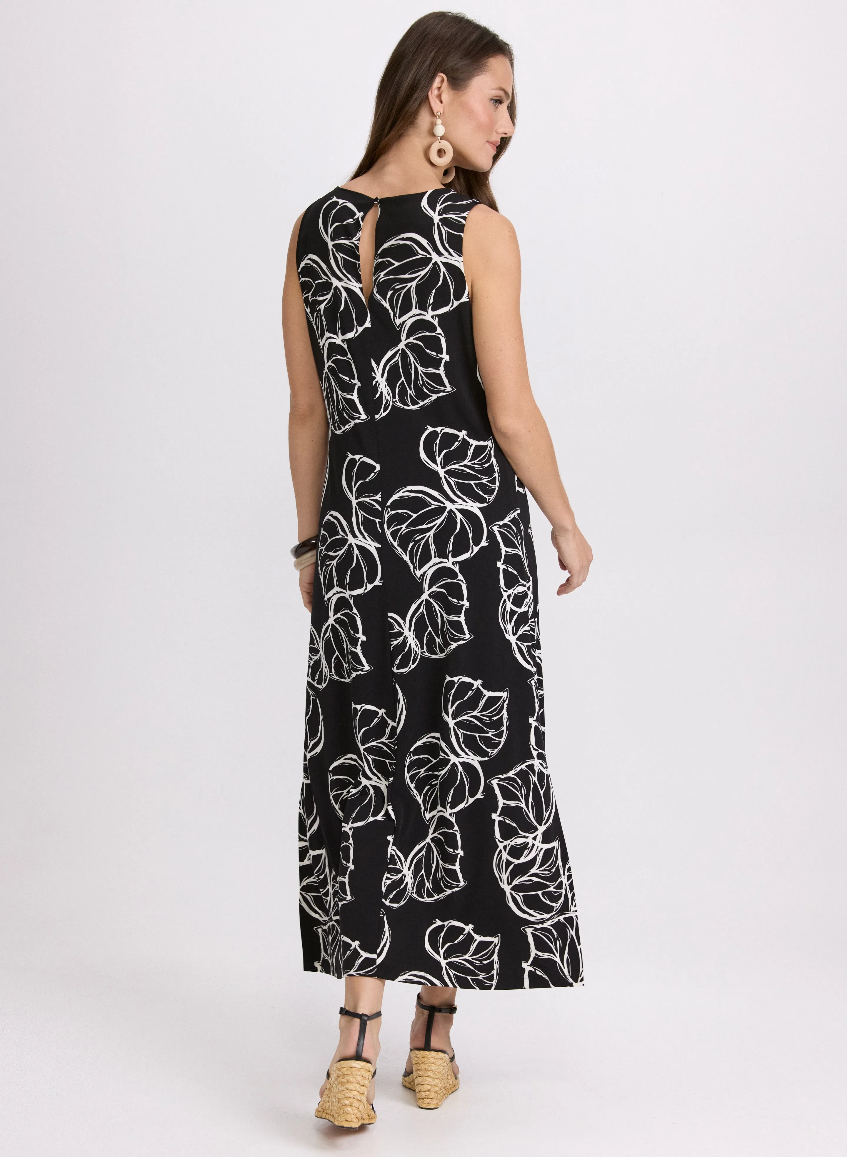 Leaf Print Maxi Dress sold by Laura product image thumbnail 4