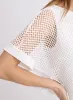 Short Sleeve Crochet Top sold by Laura